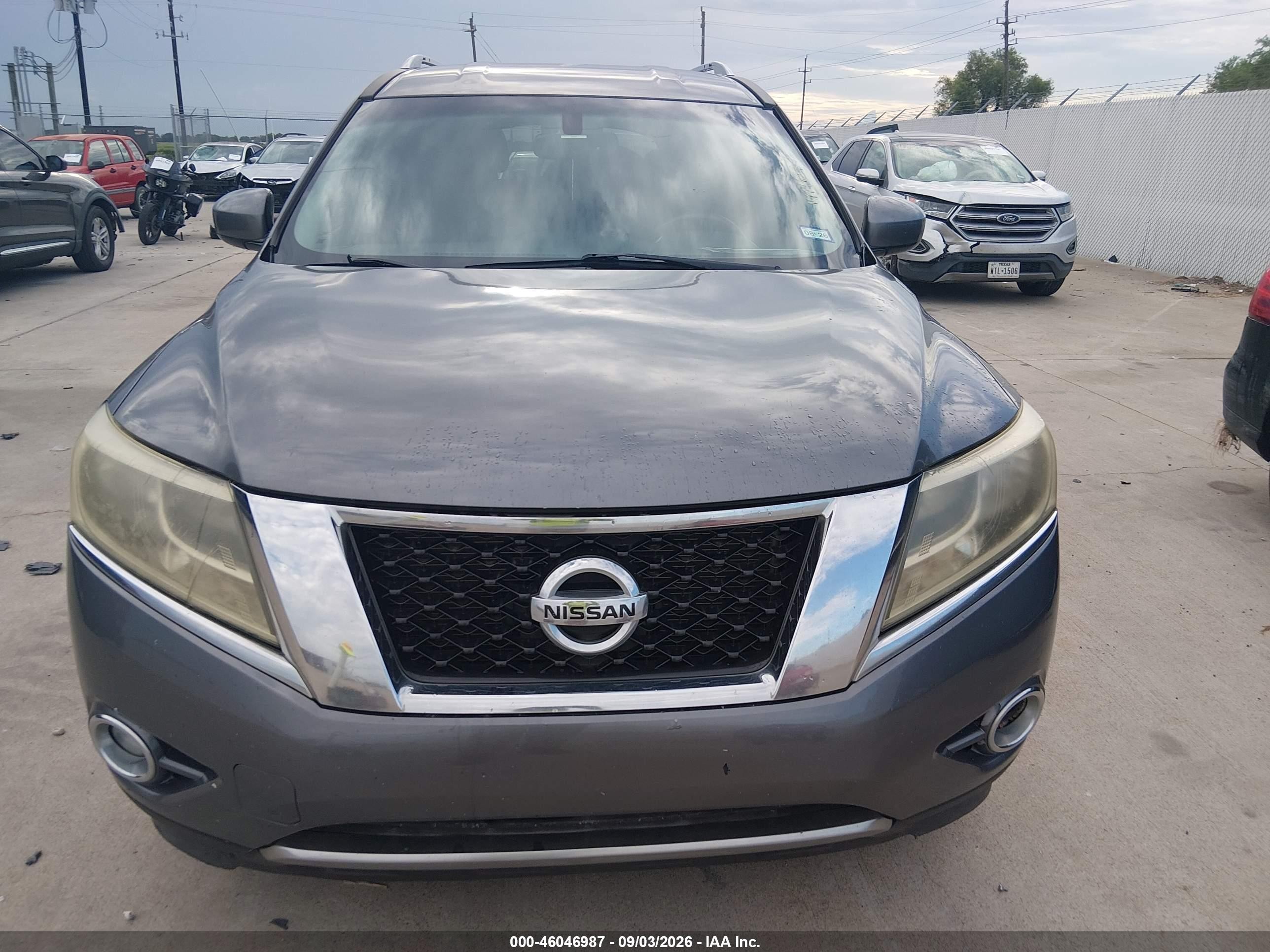 2015 Nissan Pathfinder Platinum/s/sl/sv Gray vin: 5N1AR2MN4FC638850