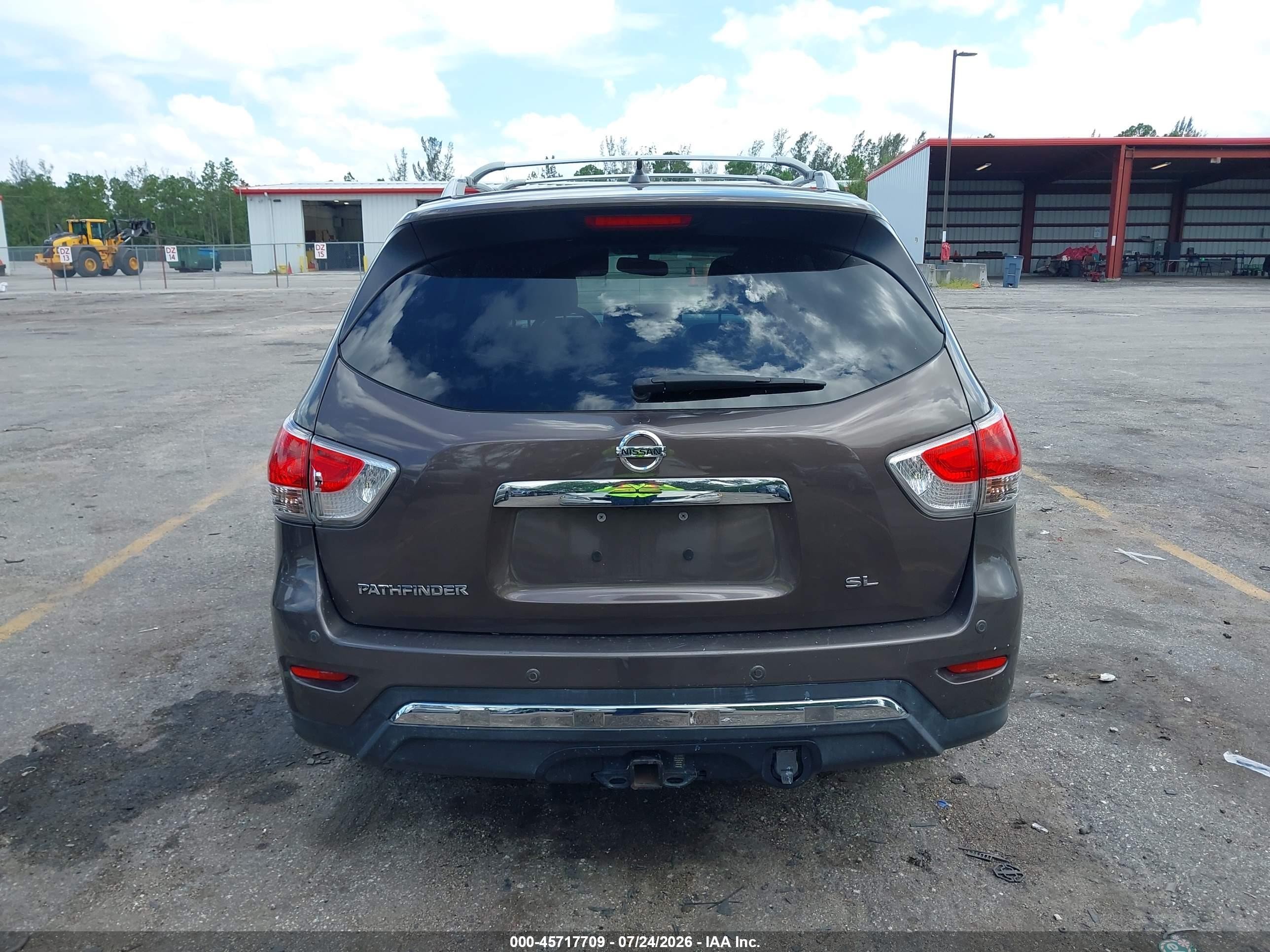 2015 Nissan Pathfinder Sl Коричневый vin: 5N1AR2MN4FC656989