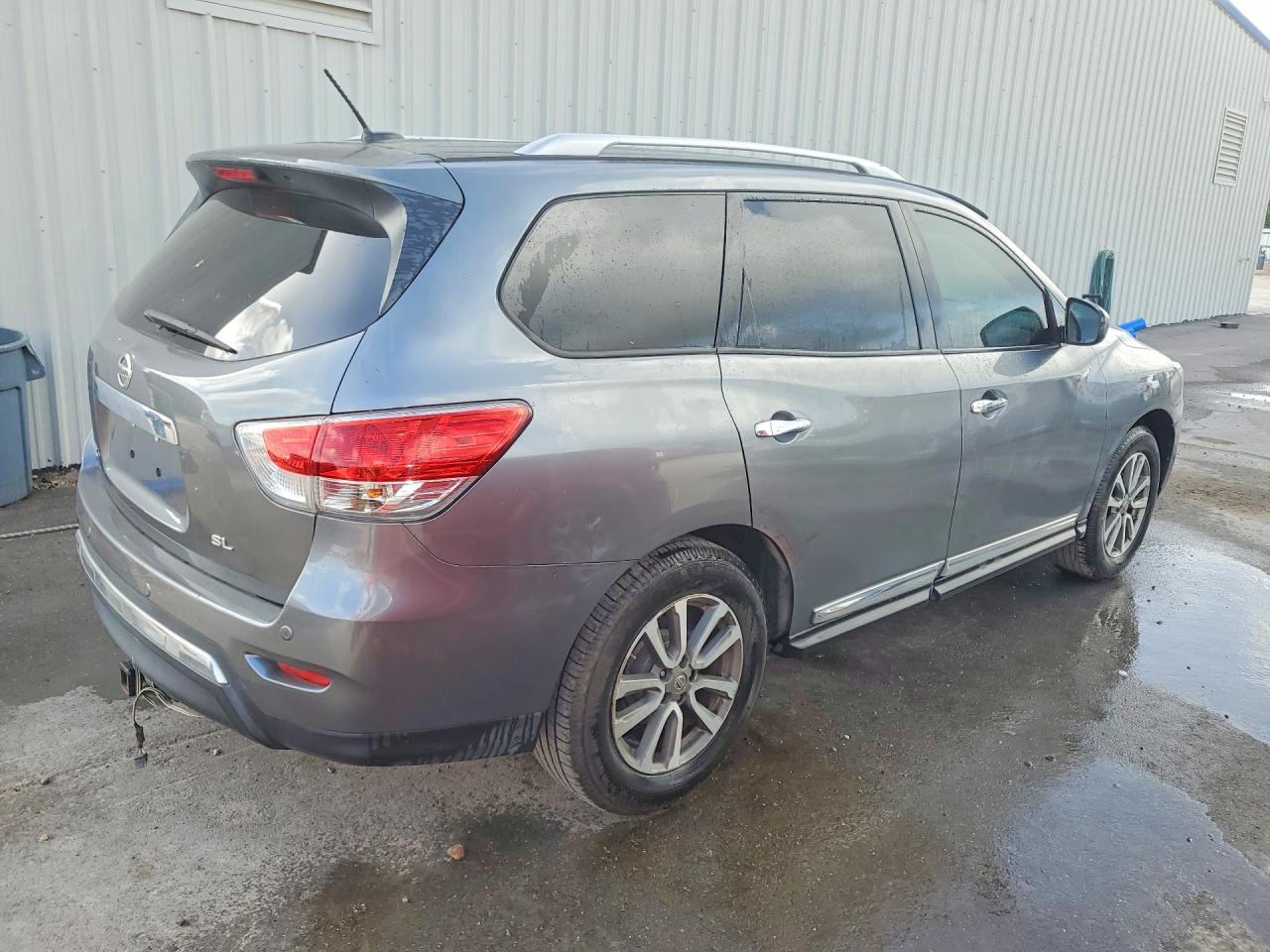 2015 Nissan Pathfinder Sl Серый vin: 5N1AR2MN4FC671847