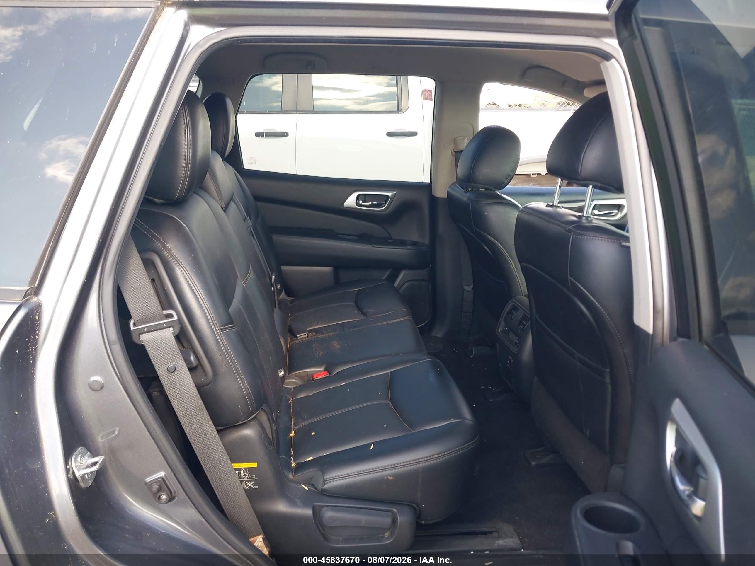 2015 Nissan Pathfinder Sl Gray vin: 5N1AR2MN4FC690270