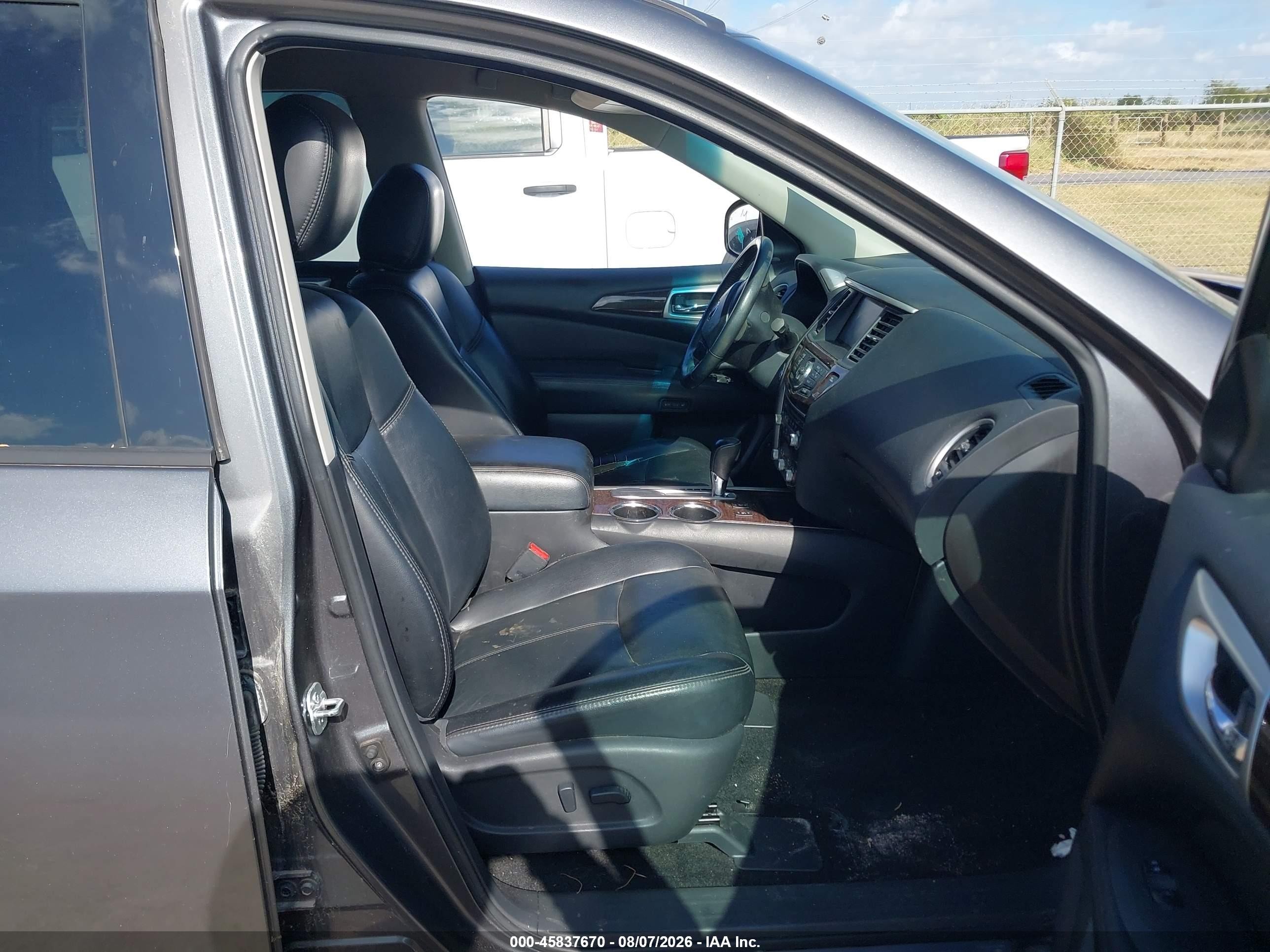 2015 Nissan Pathfinder Sl Gray vin: 5N1AR2MN4FC690270