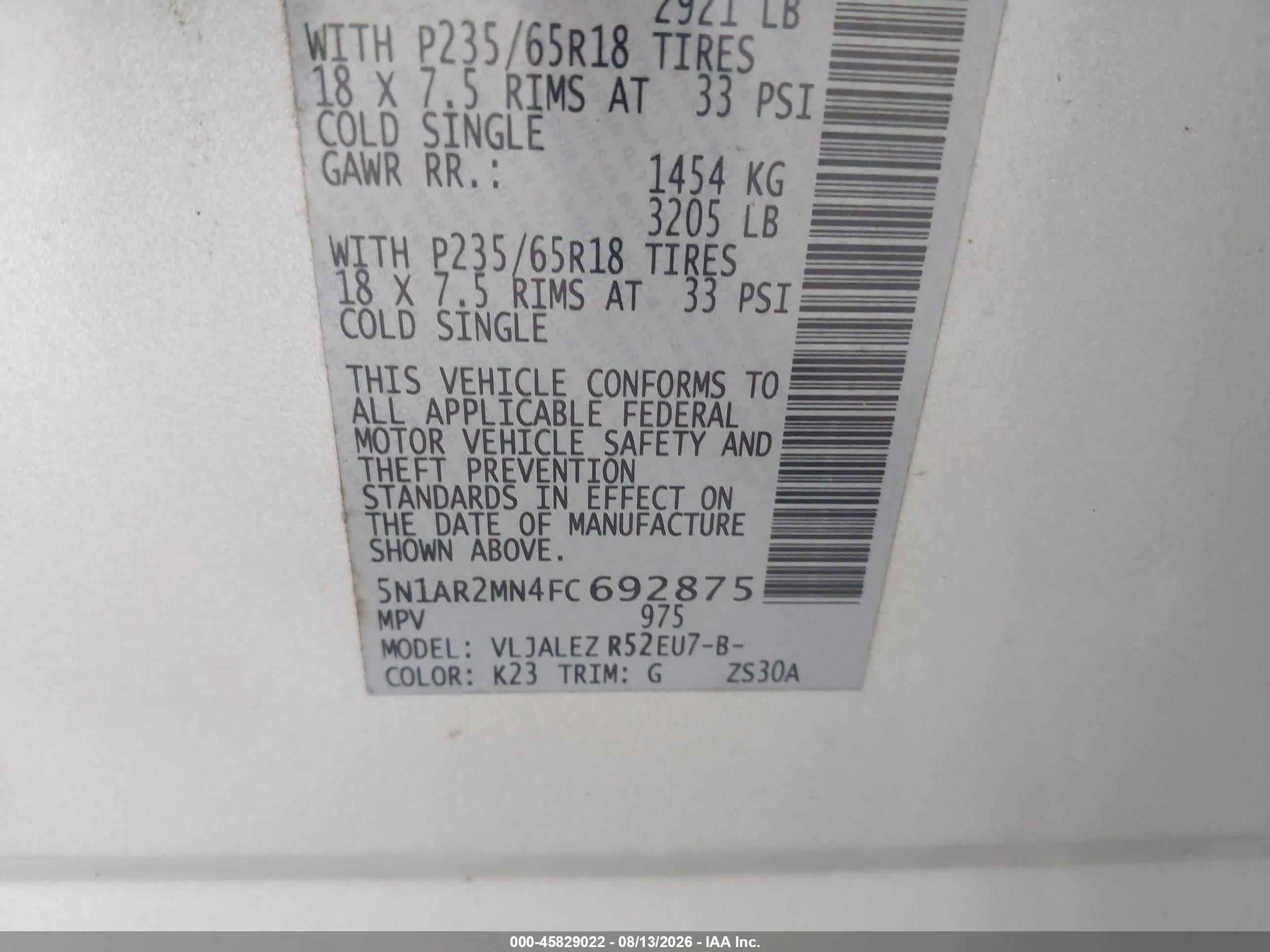 2015 Nissan Pathfinder Sv Серебряный vin: 5N1AR2MN4FC692875