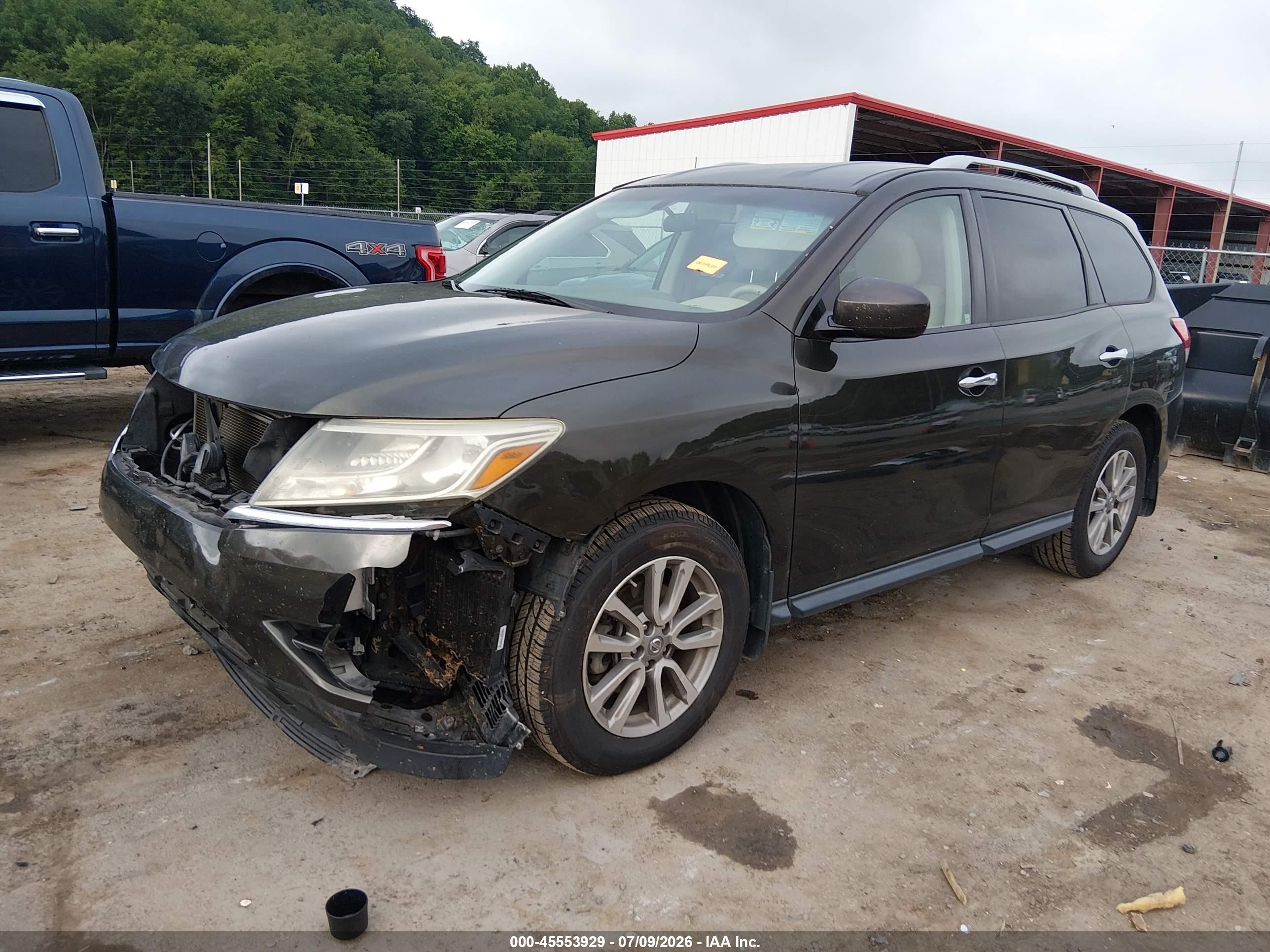 2015 Nissan Pathfinder S Gray vin: 5N1AR2MN4FC696957