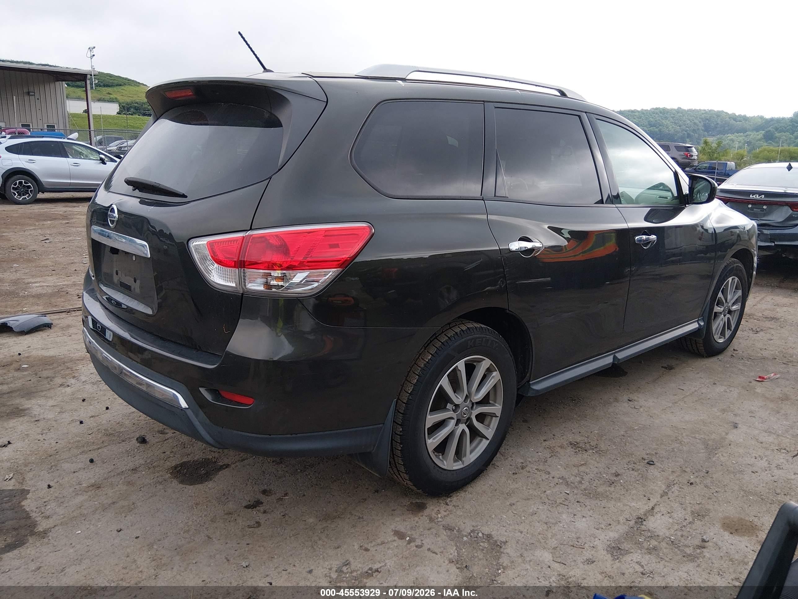 2015 Nissan Pathfinder S Gray vin: 5N1AR2MN4FC696957
