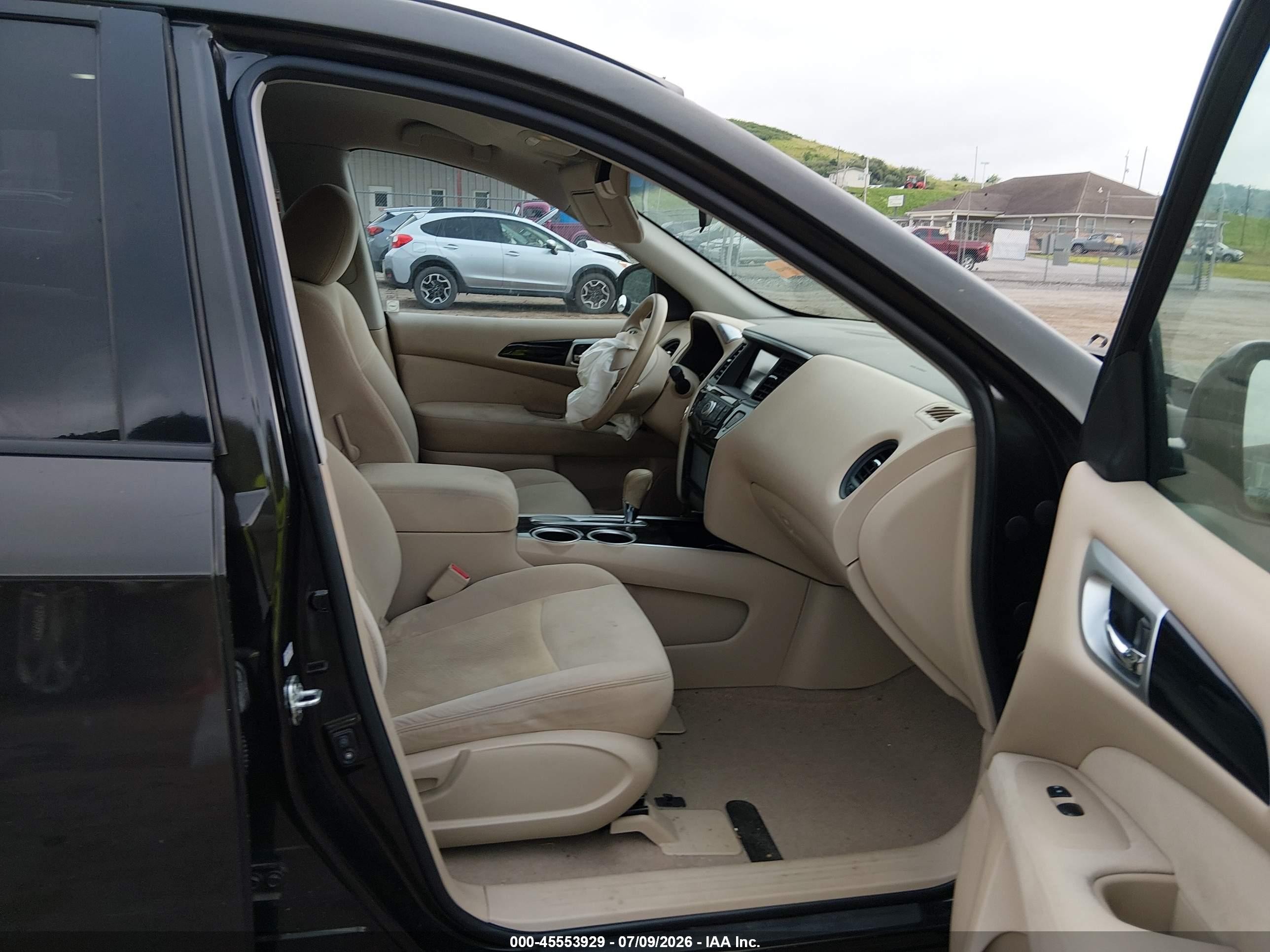 2015 Nissan Pathfinder S Gray vin: 5N1AR2MN4FC696957