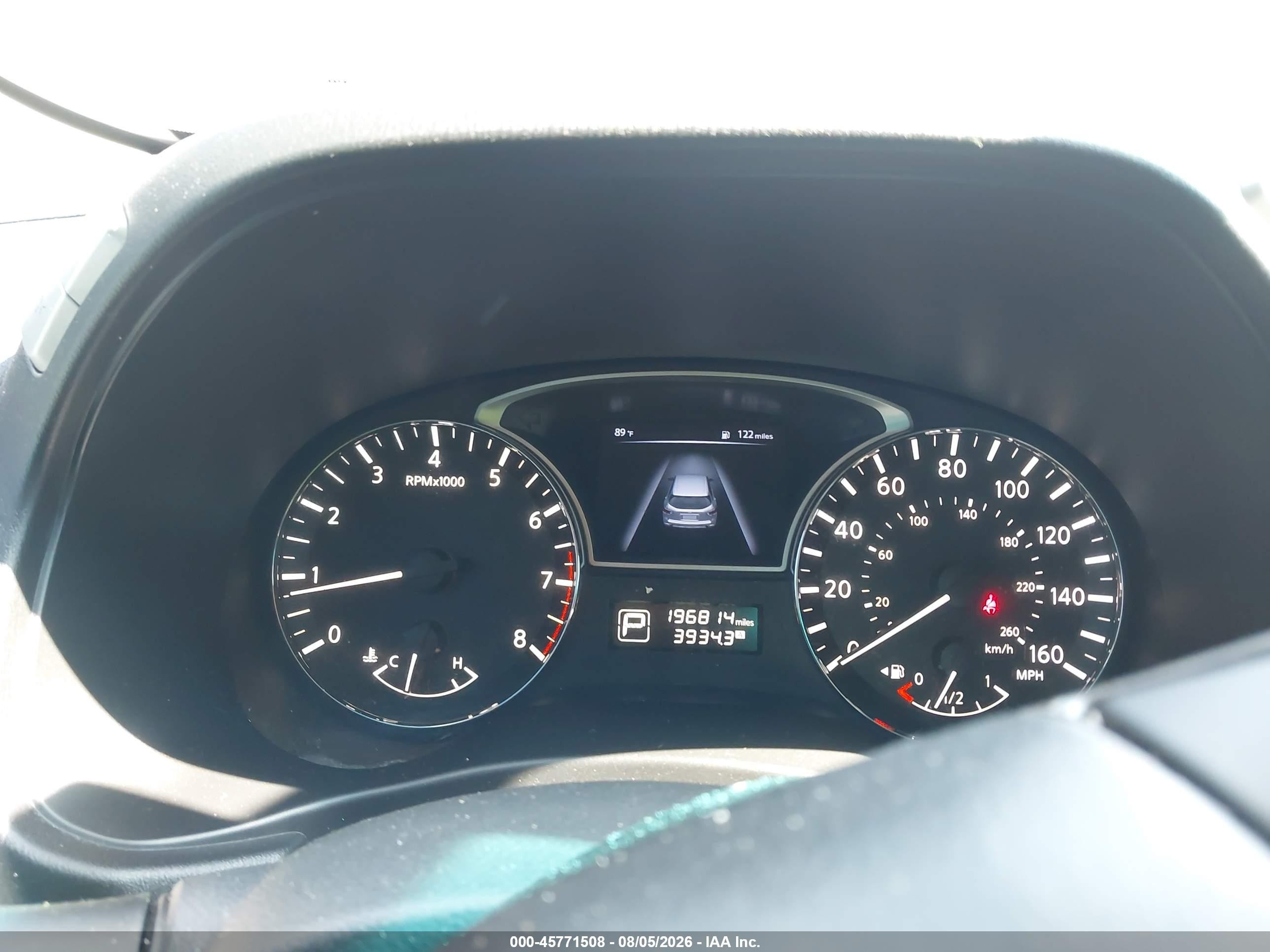 2015 Nissan Pathfinder Sv Gray vin: 5N1AR2MN4FC702997
