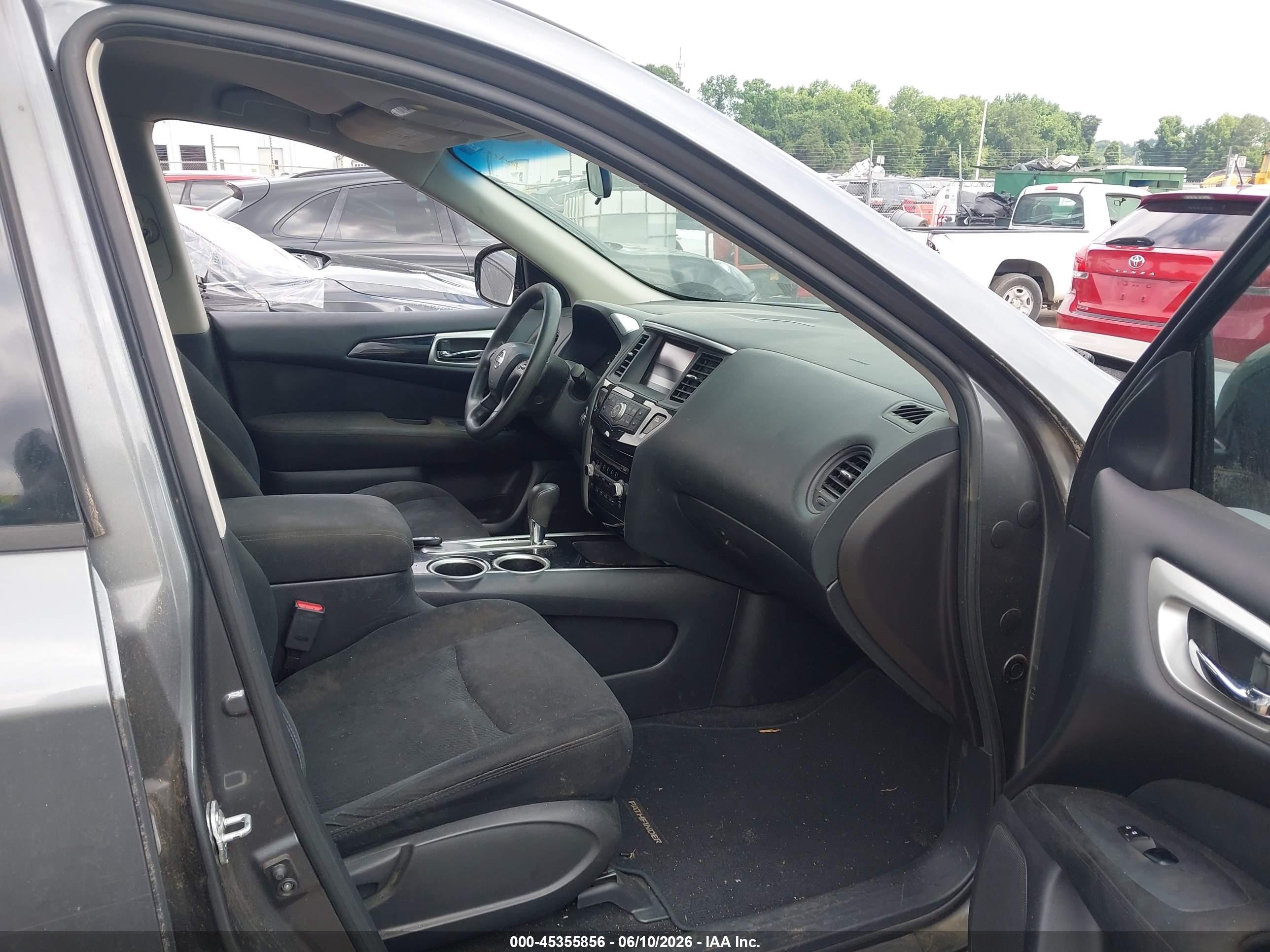2015 Nissan Pathfinder S Gray vin: 5N1AR2MN4FC708010