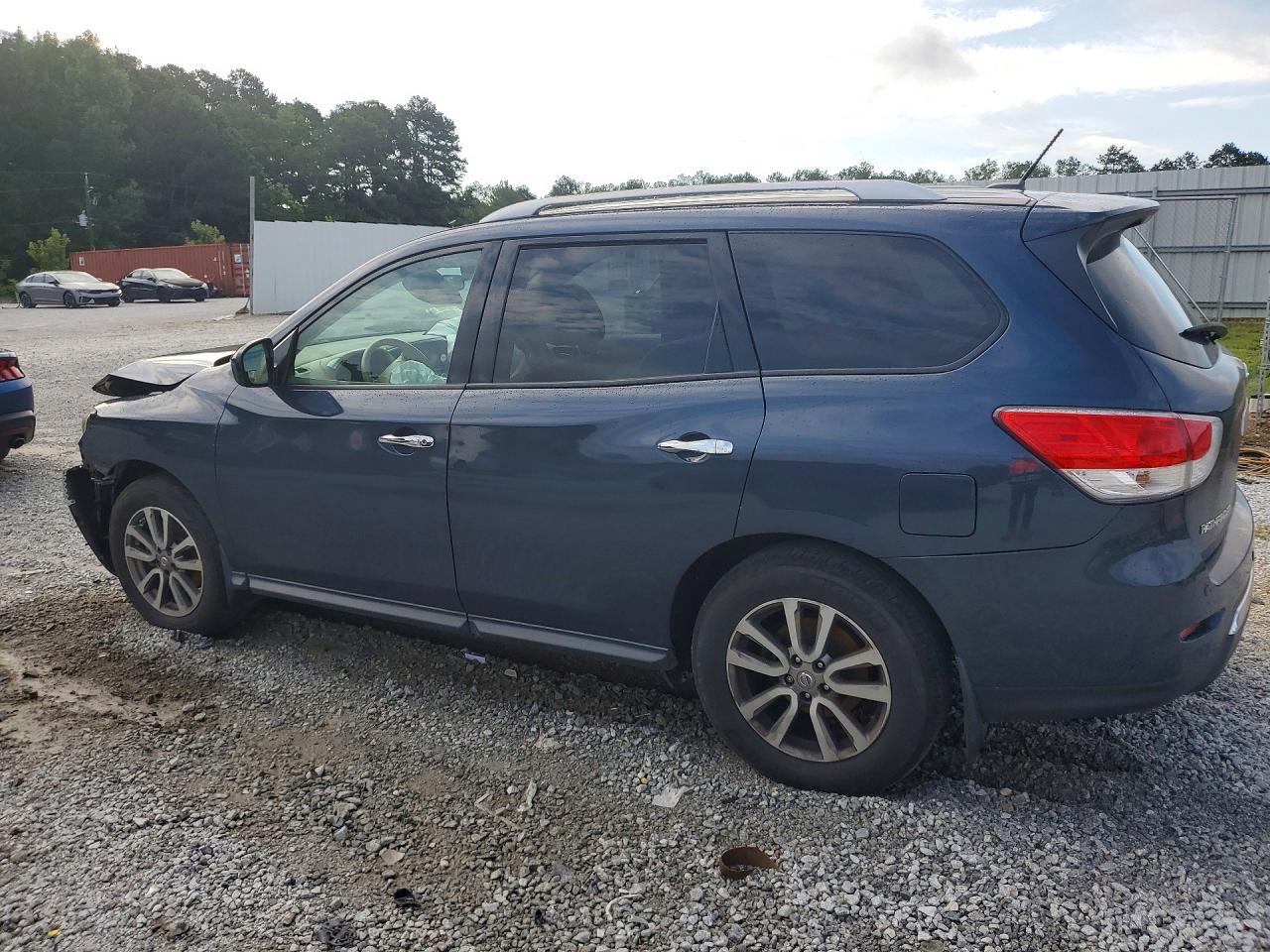 2015 Nissan Pathfinder Sv Blue vin: 5N1AR2MN4FC719394