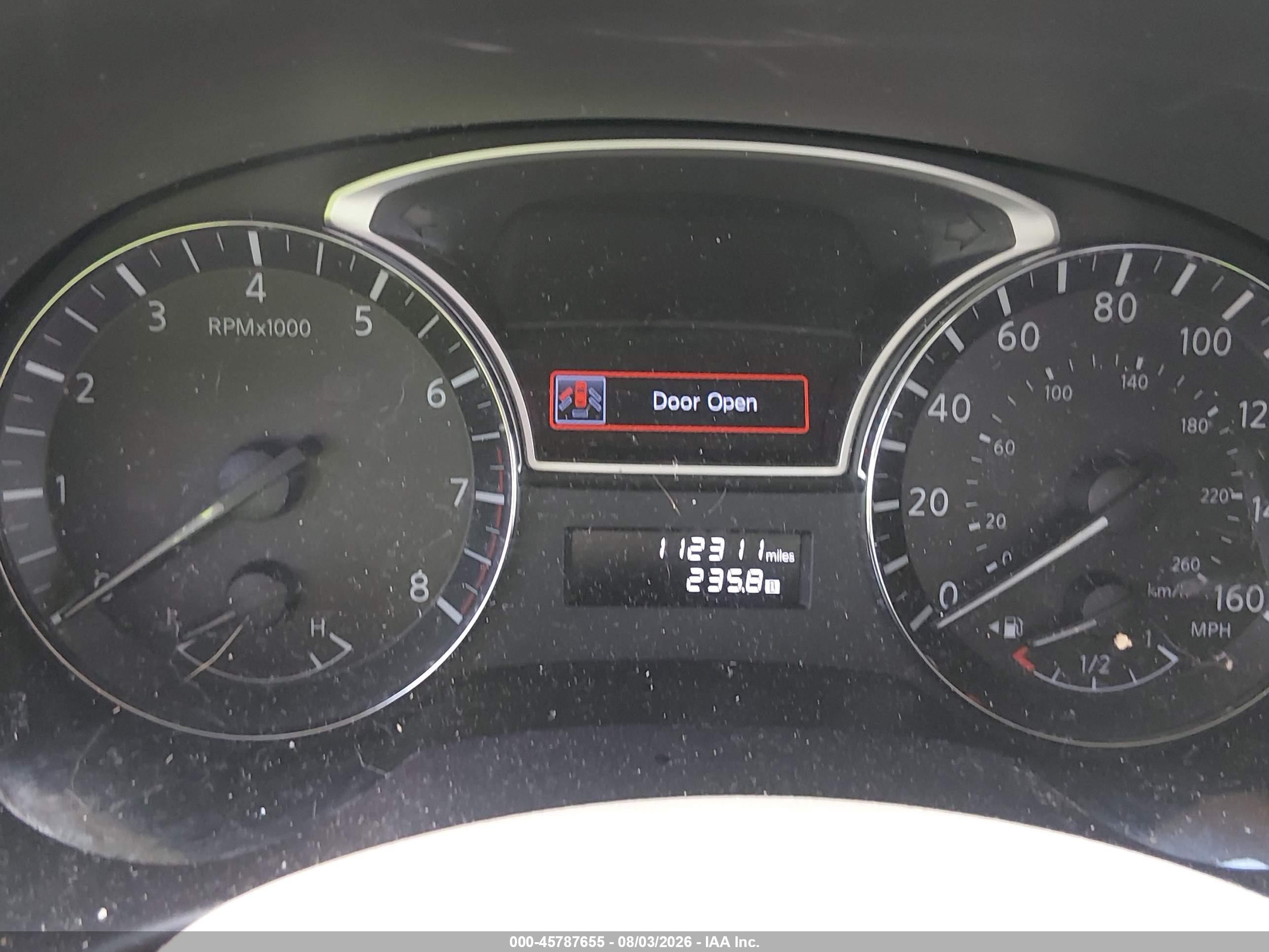 2013 Nissan Pathfinder Sv Серый vin: 5N1AR2MN5DC612335