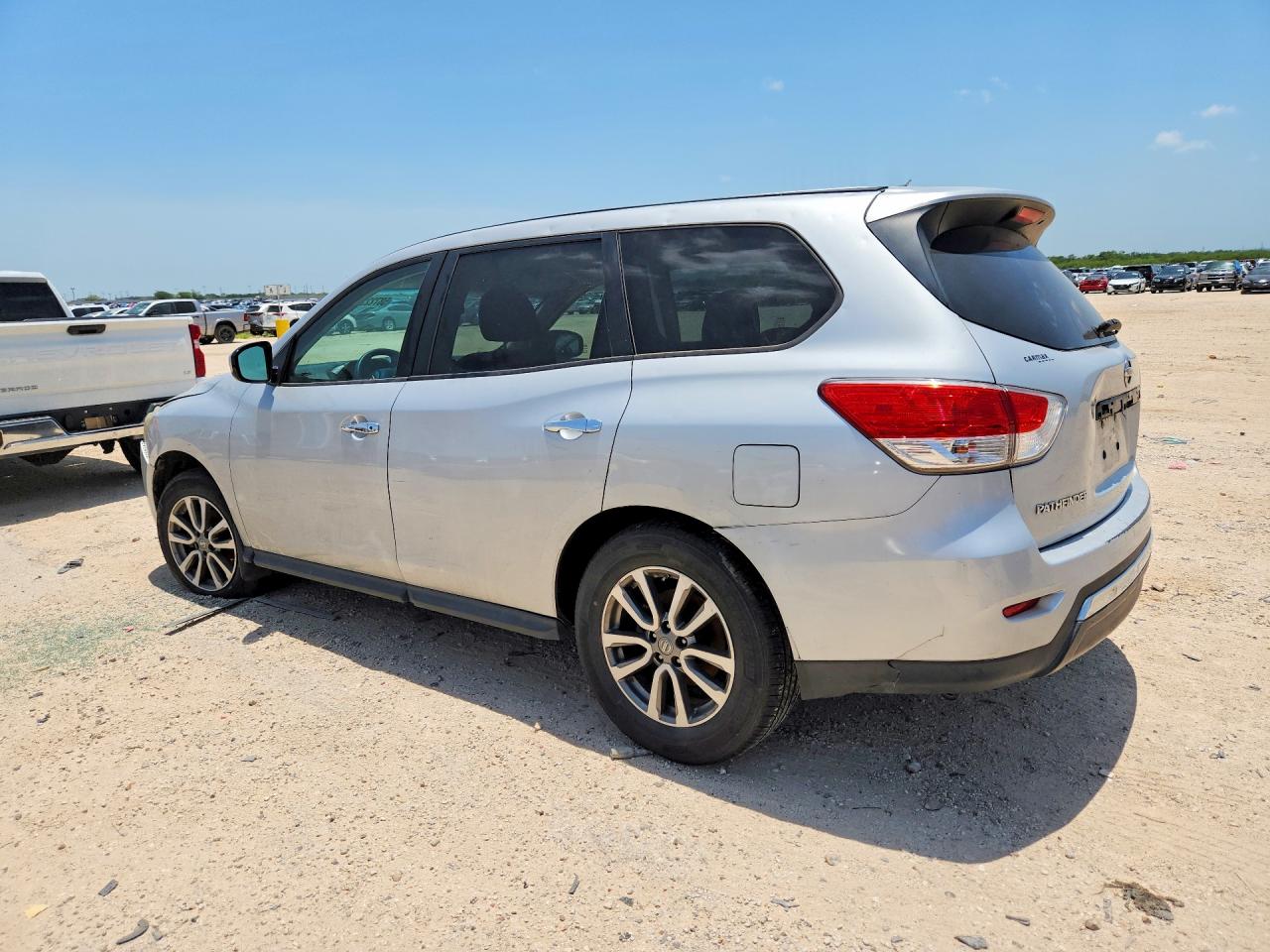 2013 Nissan Pathfinder S Silver vin: 5N1AR2MN5DC621925