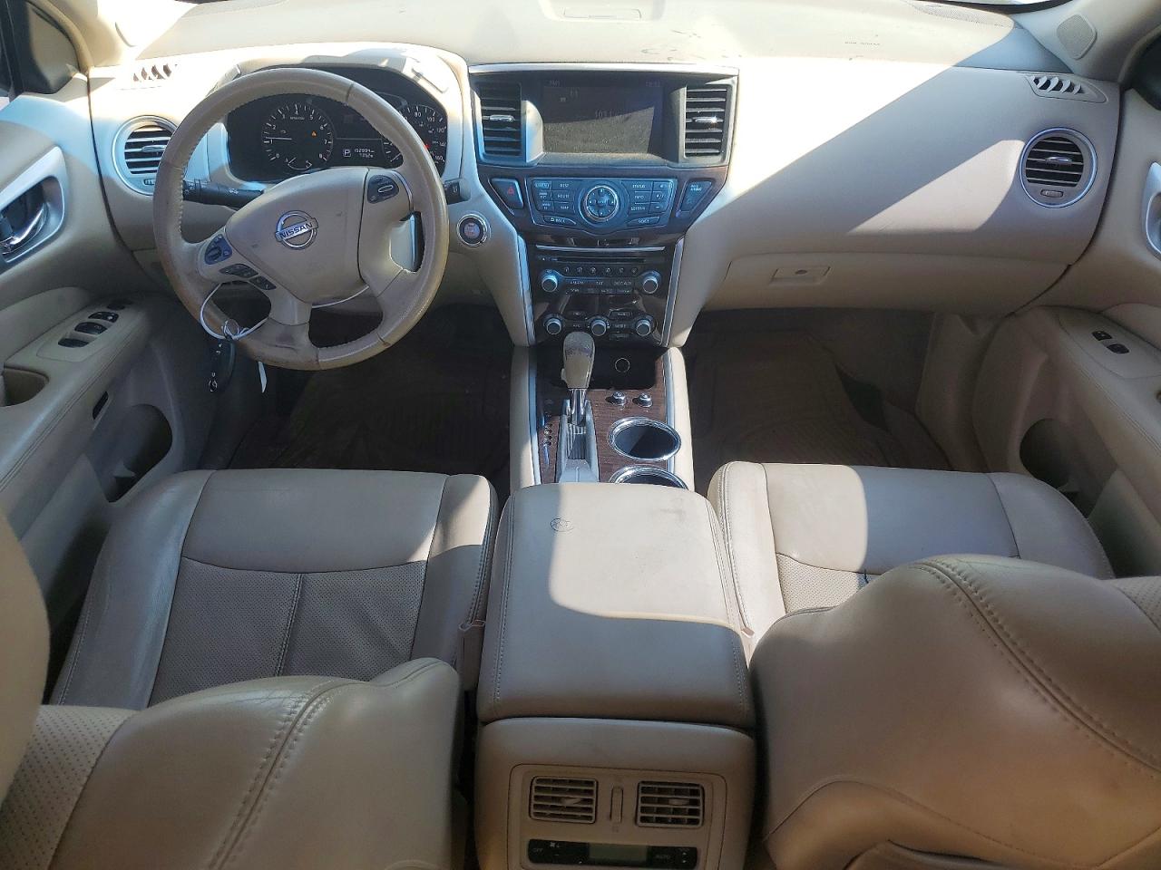 2013 Nissan Pathfinder S White vin: 5N1AR2MN5DC630138