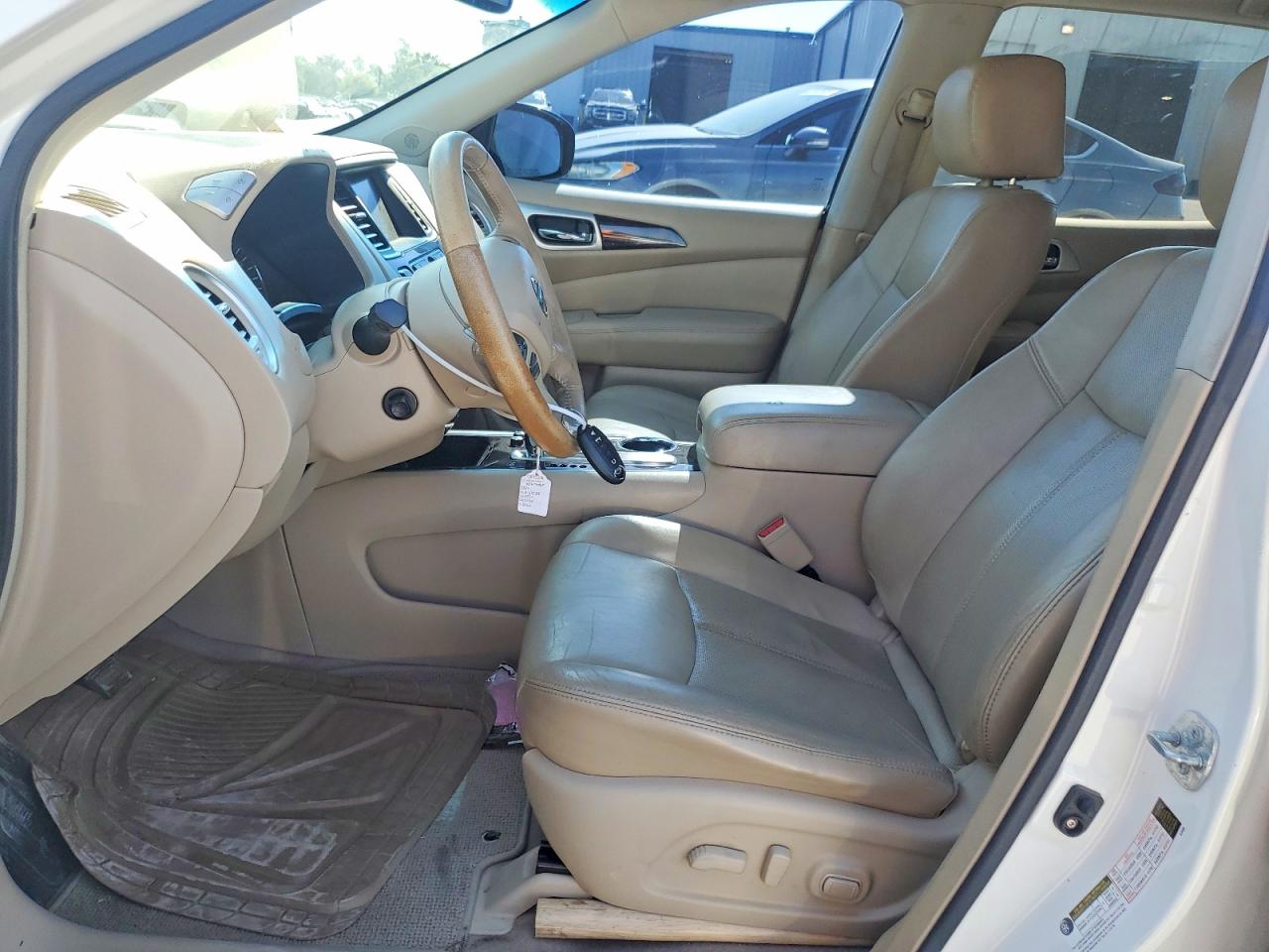 2013 Nissan Pathfinder S White vin: 5N1AR2MN5DC630138
