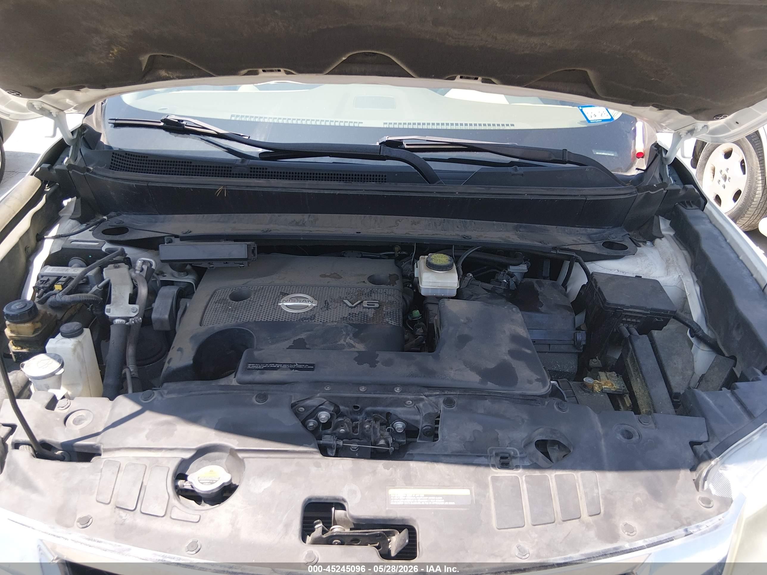 2013 Nissan Pathfinder Sv Белый vin: 5N1AR2MN5DC641270