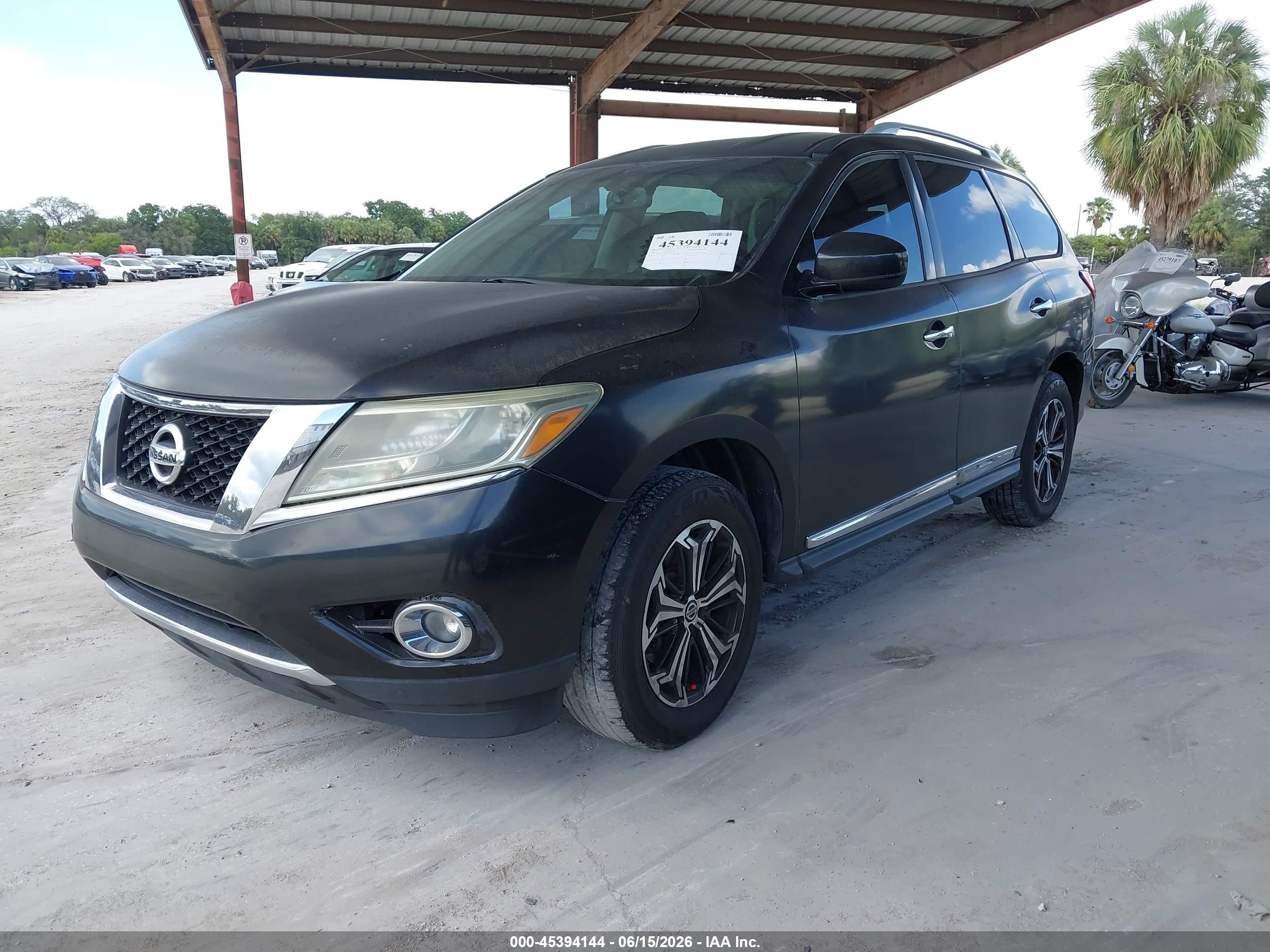 2013 Nissan Pathfinder Sl Black vin: 5N1AR2MN5DC652365