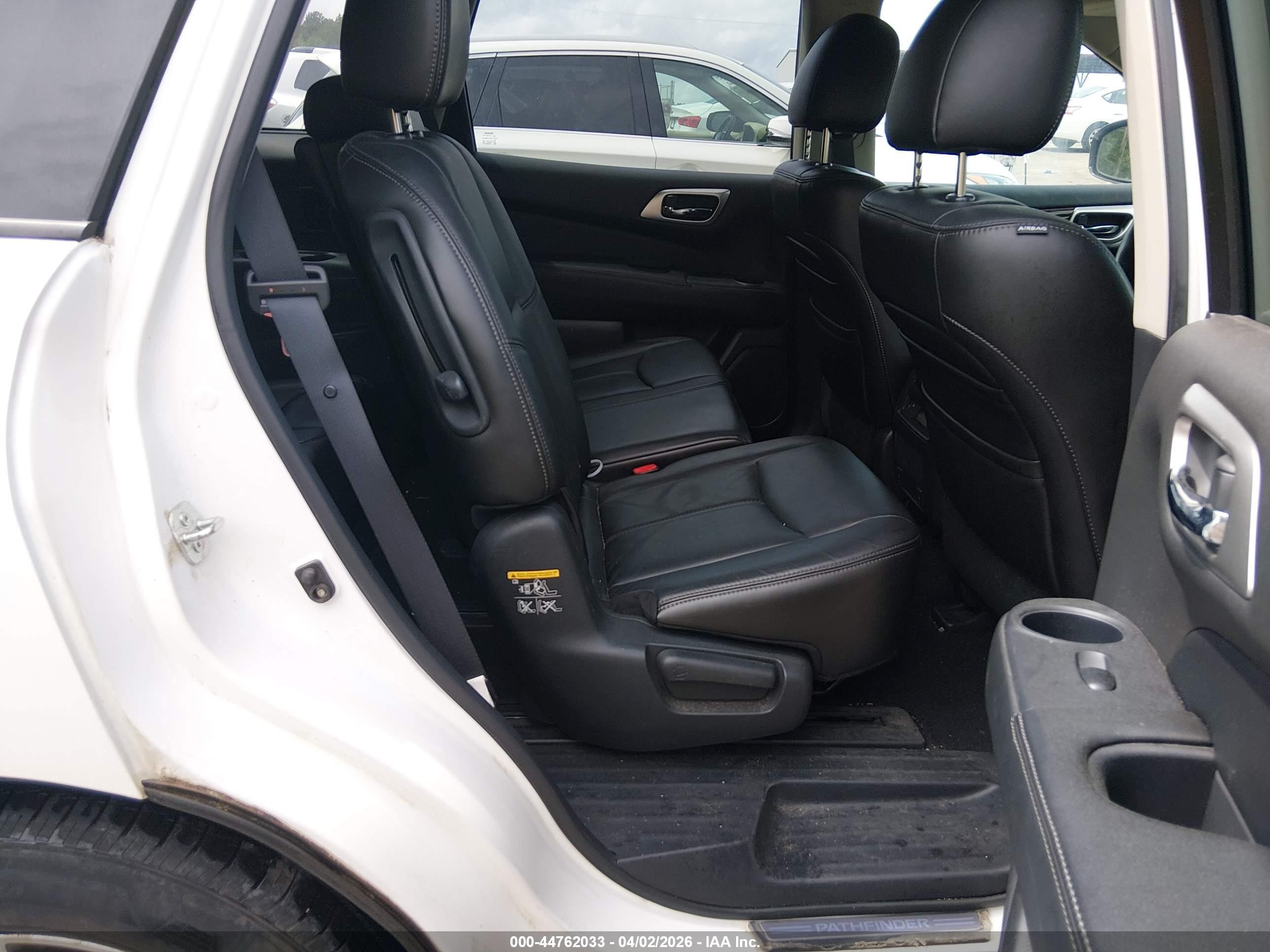 2013 Nissan Pathfinder Sl White vin: 5N1AR2MN5DC656349