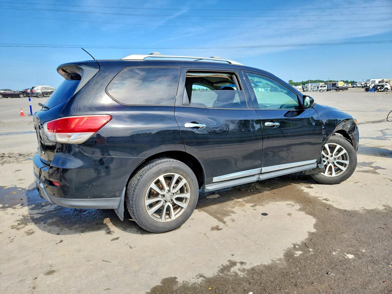 2013 Nissan Pathfinder S Black vin: 5N1AR2MN5DC659235