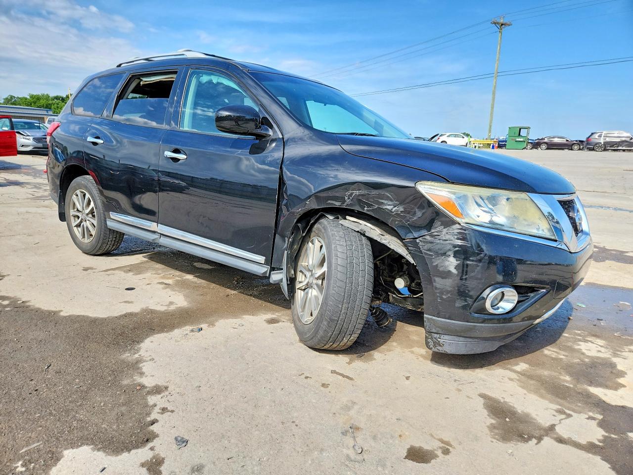 2013 Nissan Pathfinder S Black vin: 5N1AR2MN5DC659235