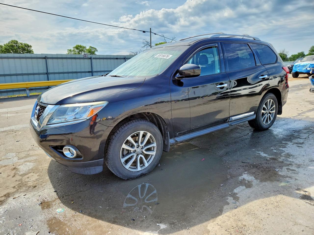 2013 Nissan Pathfinder S Black vin: 5N1AR2MN5DC659235