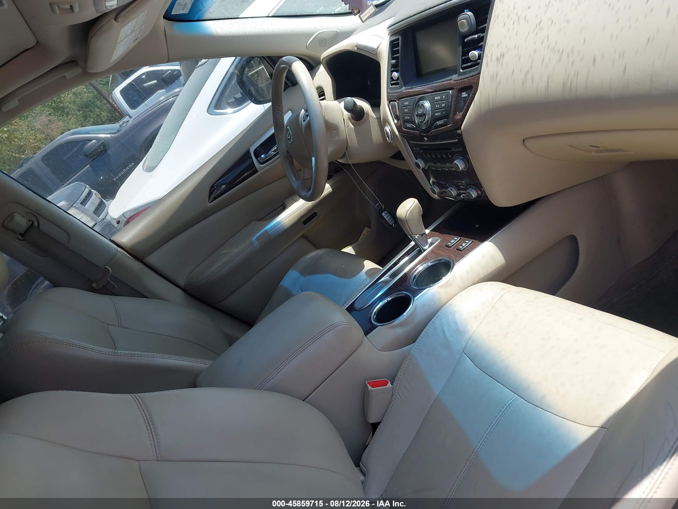 2013 Nissan Pathfinder Sl Black vin: 5N1AR2MN5DC677198