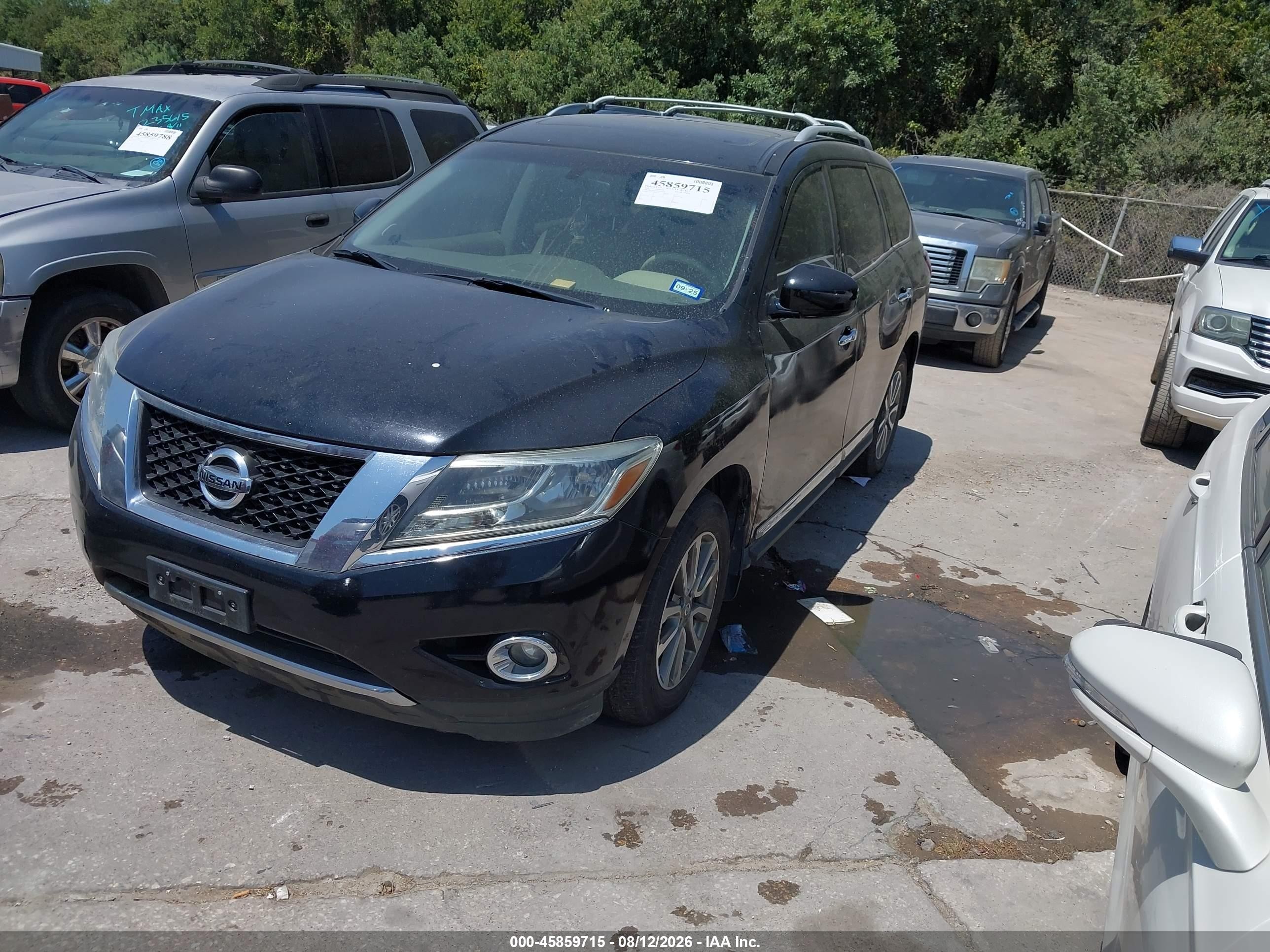 2013 Nissan Pathfinder Sl Black vin: 5N1AR2MN5DC677198