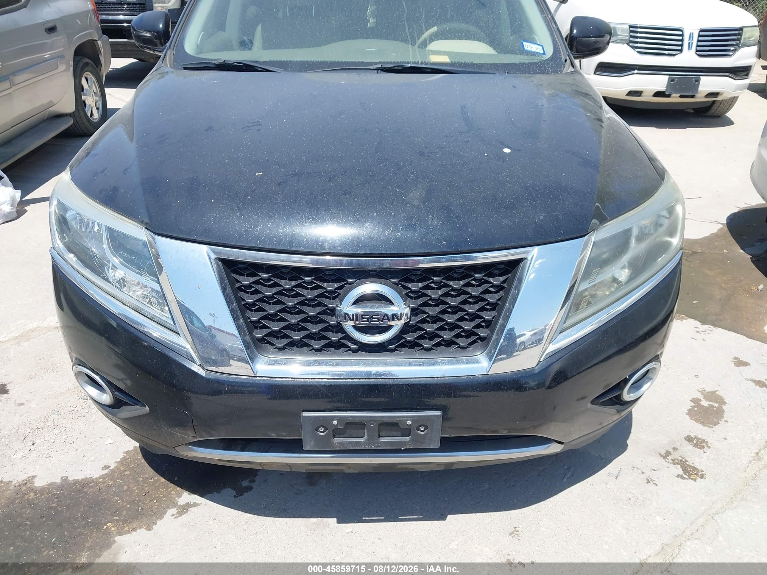 2013 Nissan Pathfinder Sl Black vin: 5N1AR2MN5DC677198