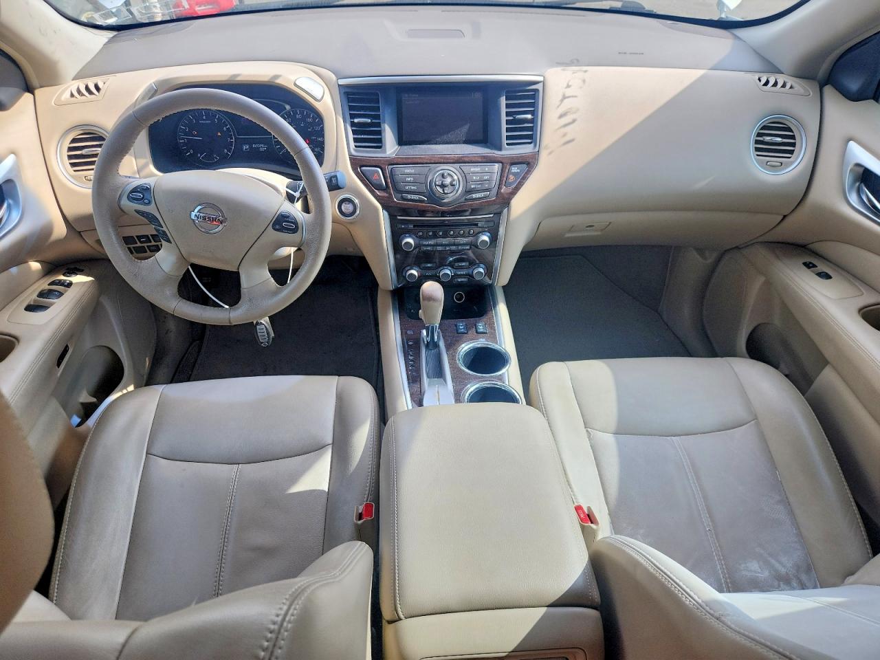 2013 Nissan Pathfinder S White vin: 5N1AR2MN5DC690145