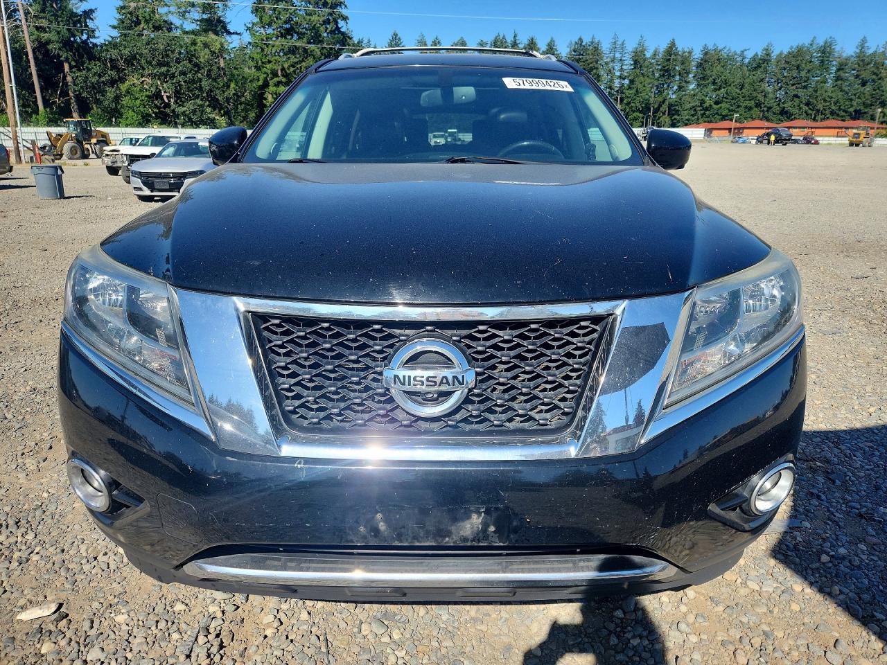 2014 Nissan Pathfinder S Black vin: 5N1AR2MN5EC626768