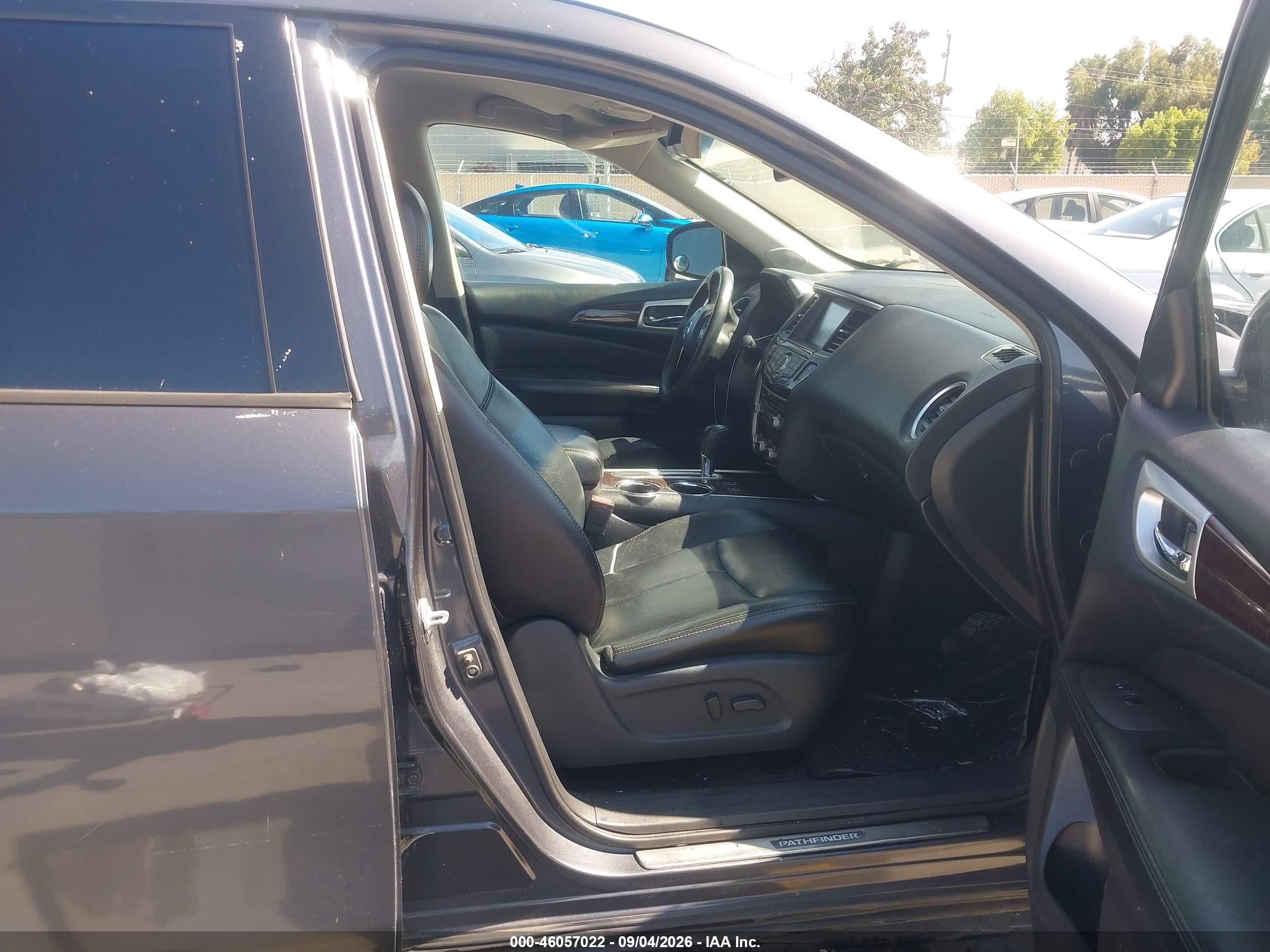 2014 Nissan Pathfinder Sl Gray vin: 5N1AR2MN5EC640041