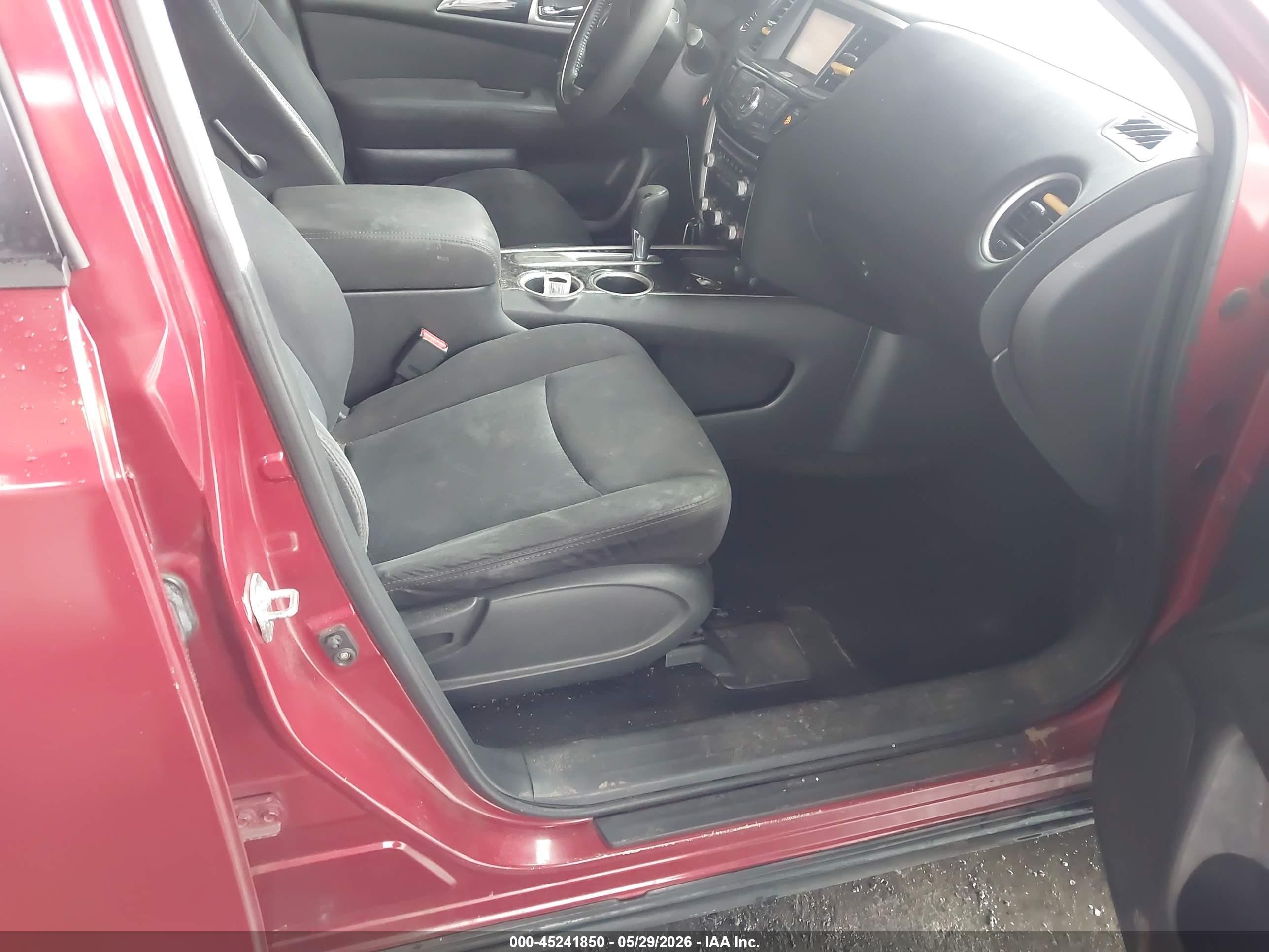 2014 Nissan Pathfinder Sv Red vin: 5N1AR2MN5EC641626