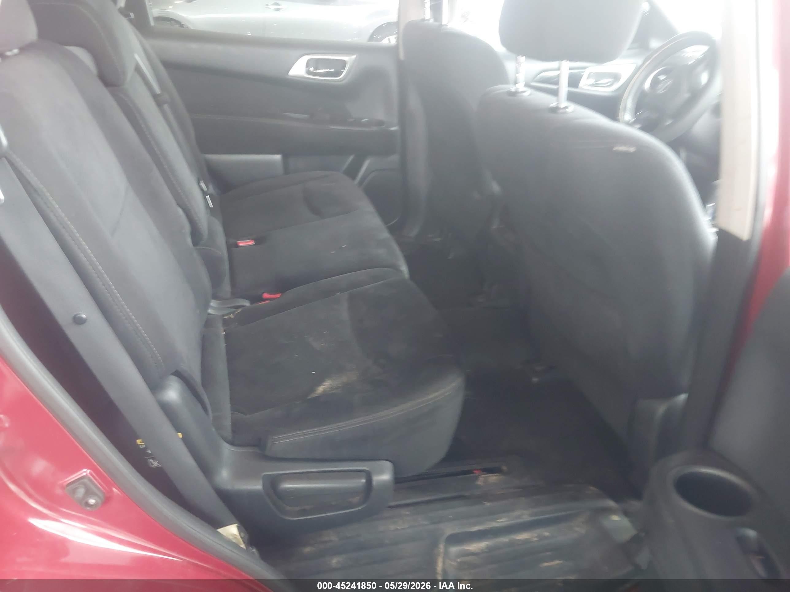 2014 Nissan Pathfinder Sv Red vin: 5N1AR2MN5EC641626
