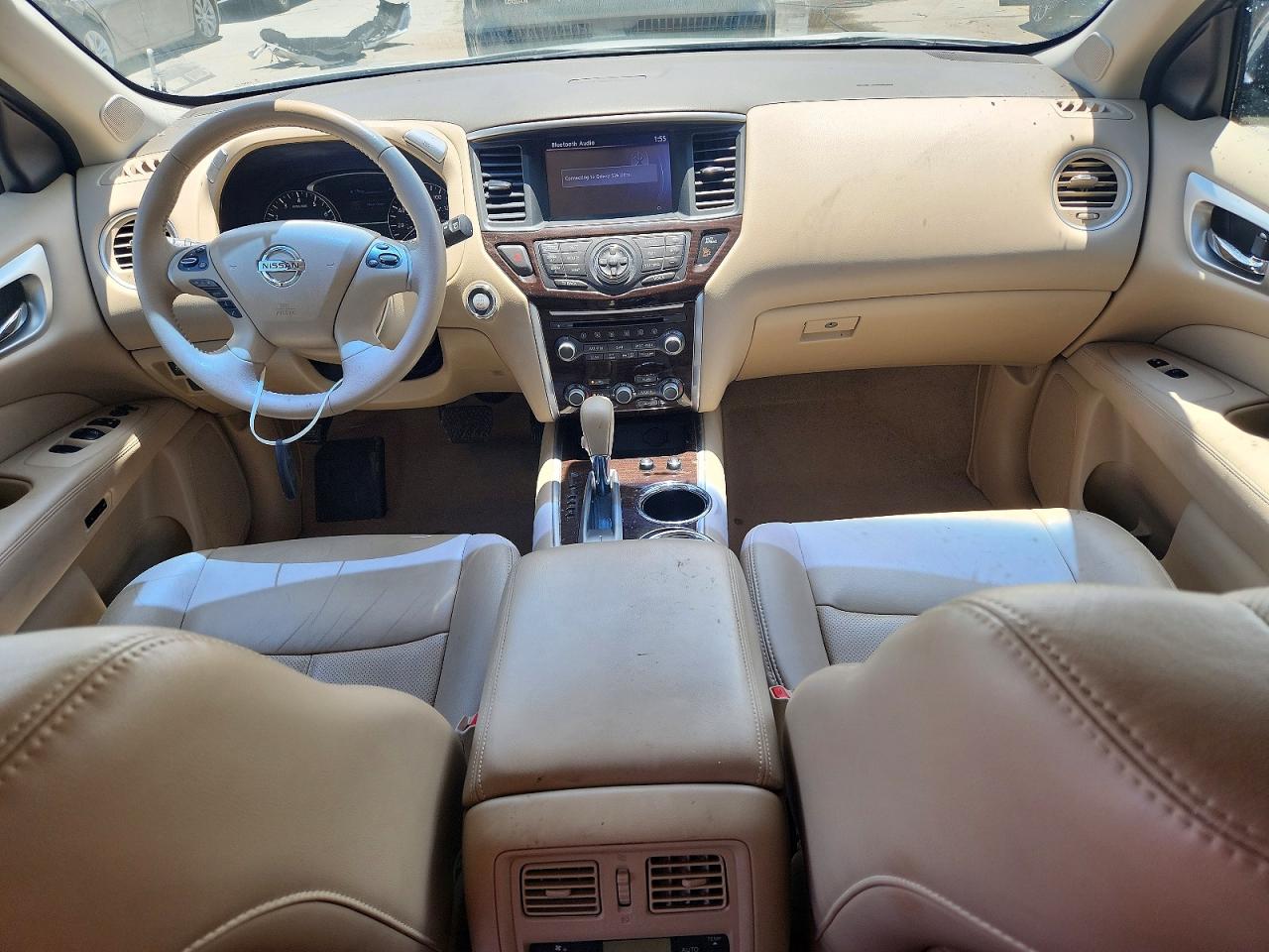 2014 Nissan Pathfinder S White vin: 5N1AR2MN5EC654795