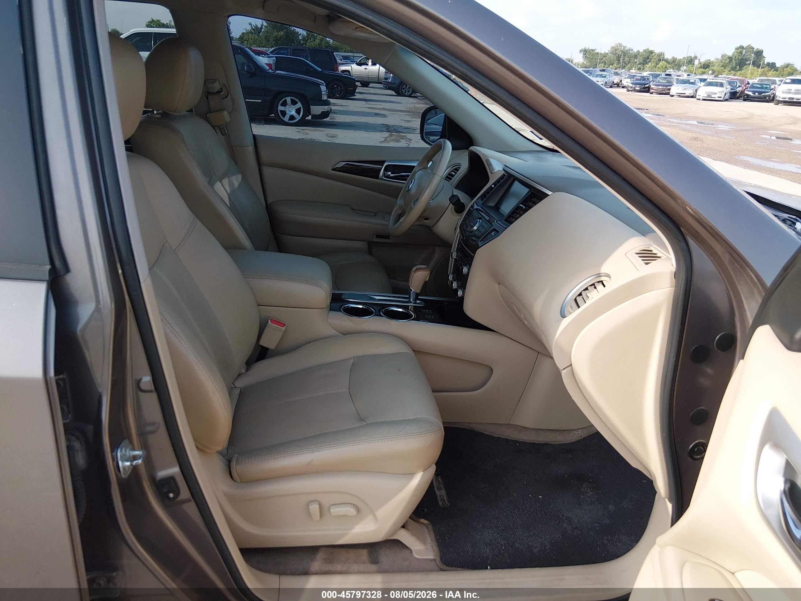 2014 Nissan Pathfinder Sl Tan vin: 5N1AR2MN5EC668275