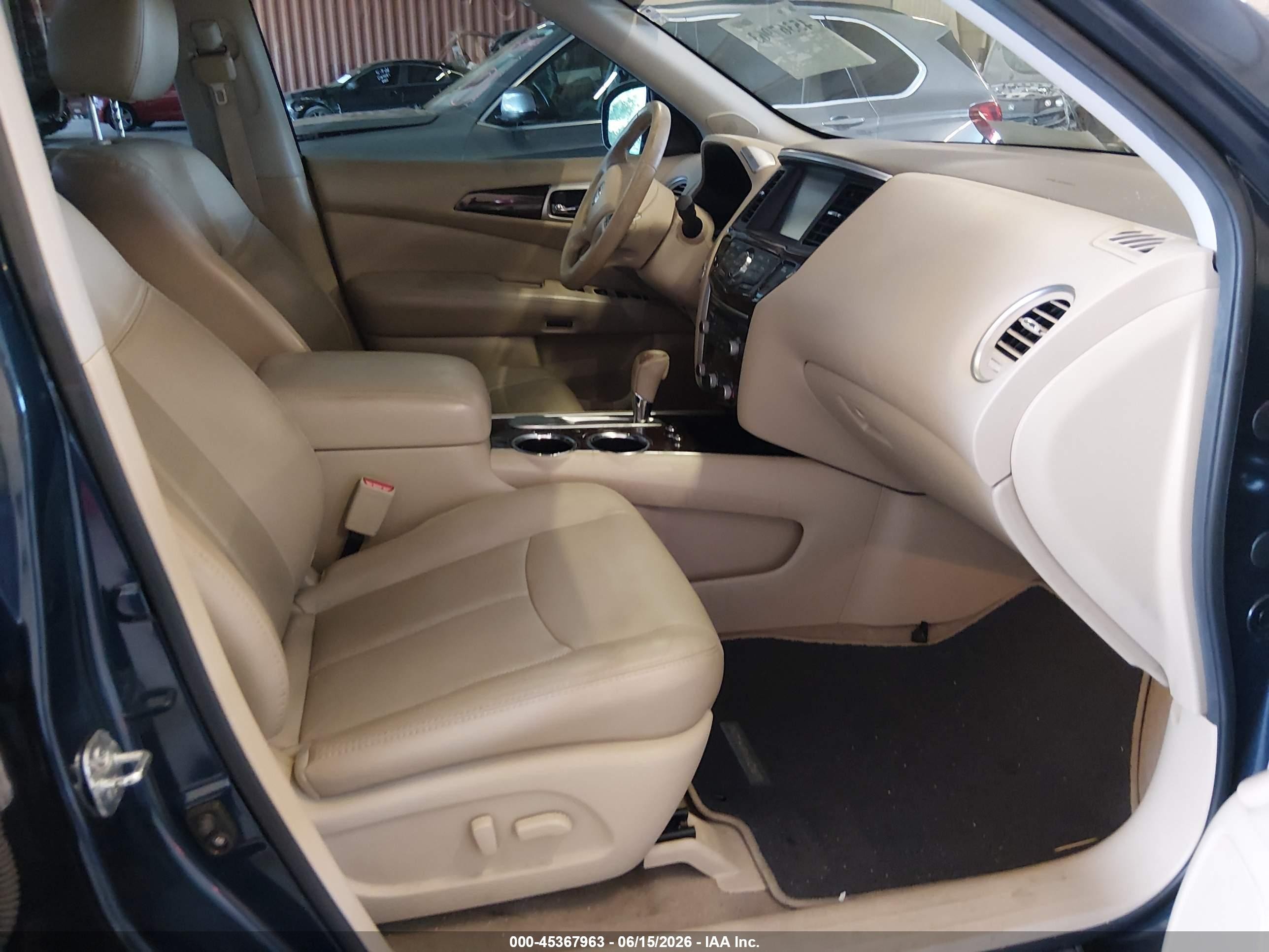 2014 Nissan Pathfinder Platinum Синий vin: 5N1AR2MN5EC679616