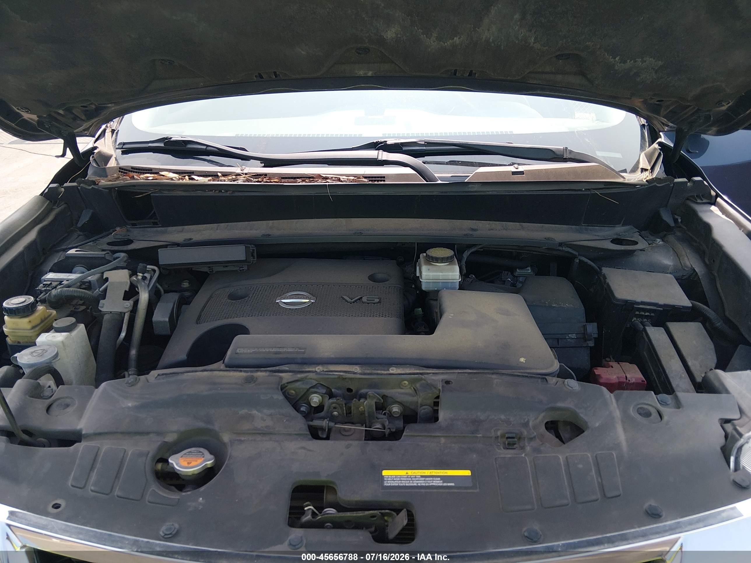2014 Nissan Pathfinder Platinum Серый vin: 5N1AR2MN5EC687909