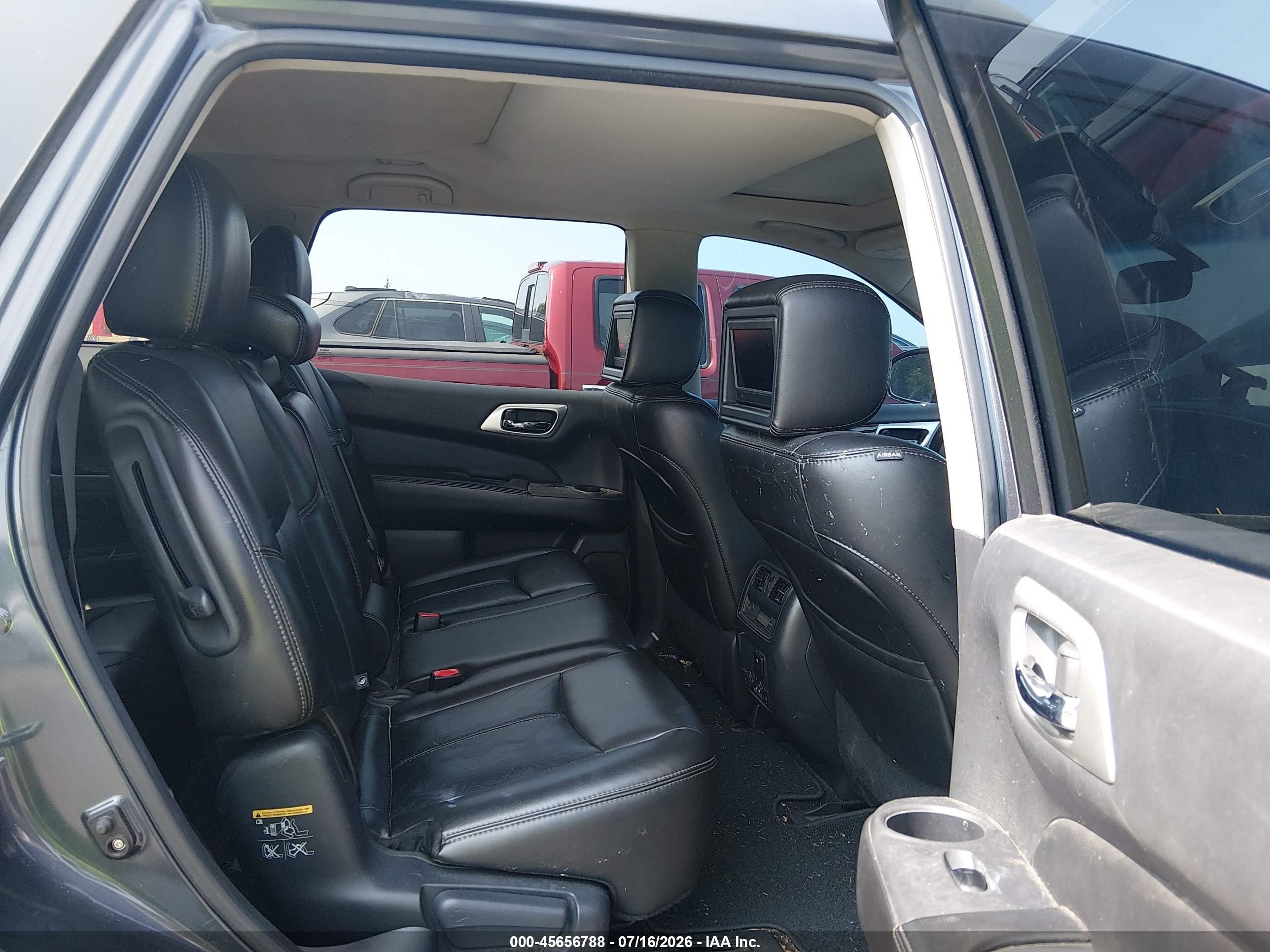 2014 Nissan Pathfinder Platinum Серый vin: 5N1AR2MN5EC687909