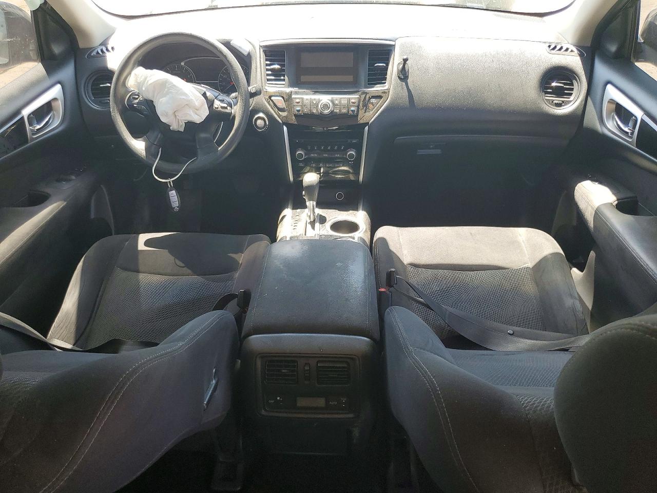 2014 Nissan Pathfinder S White vin: 5N1AR2MN5EC695492