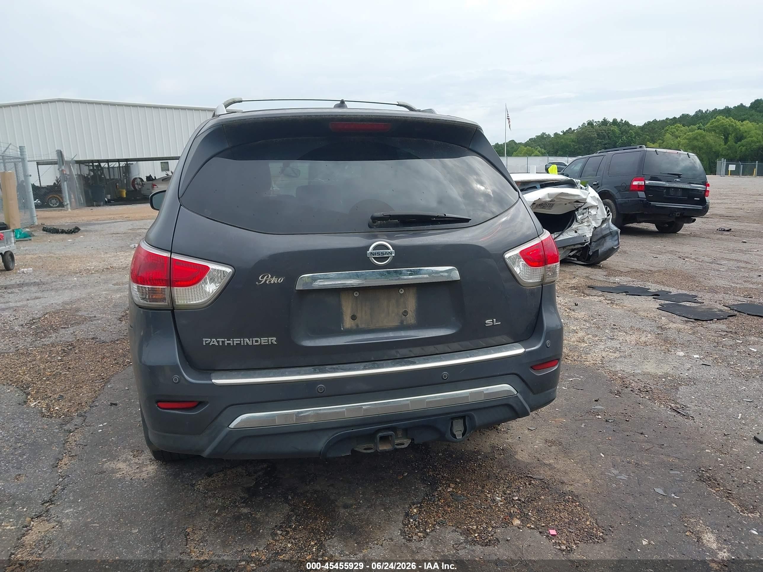 2014 Nissan Pathfinder Sl Gray vin: 5N1AR2MN5EC713778