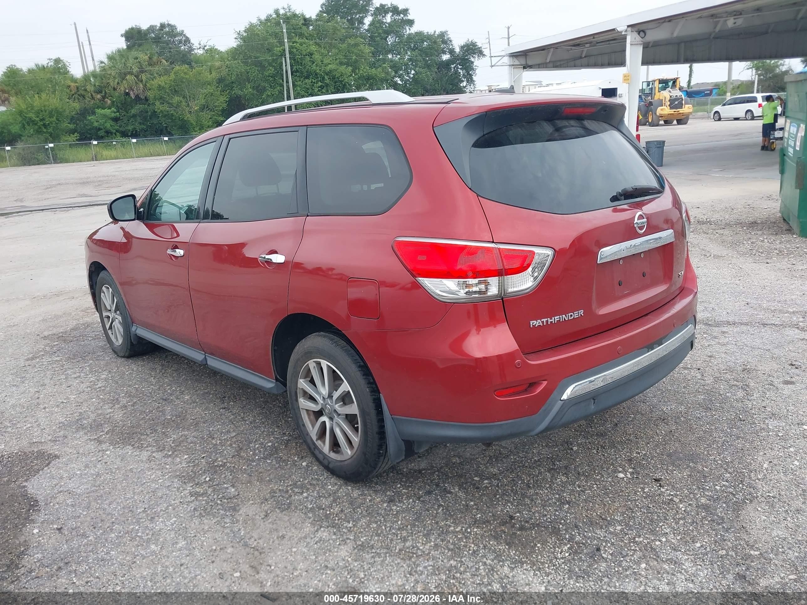2014 Nissan Pathfinder Sv Red vin: 5N1AR2MN5EC716521