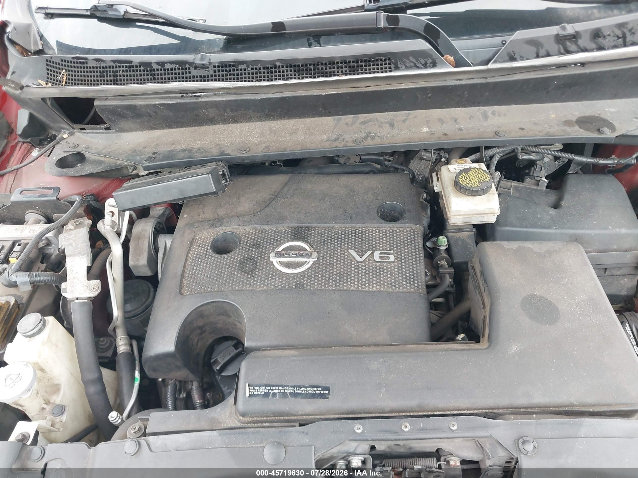 2014 Nissan Pathfinder Sv Red vin: 5N1AR2MN5EC716521