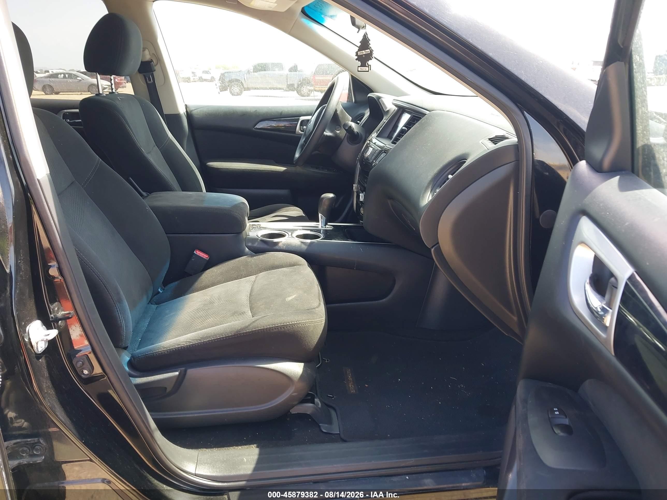 2014 Nissan Pathfinder S Black vin: 5N1AR2MN5EC727292