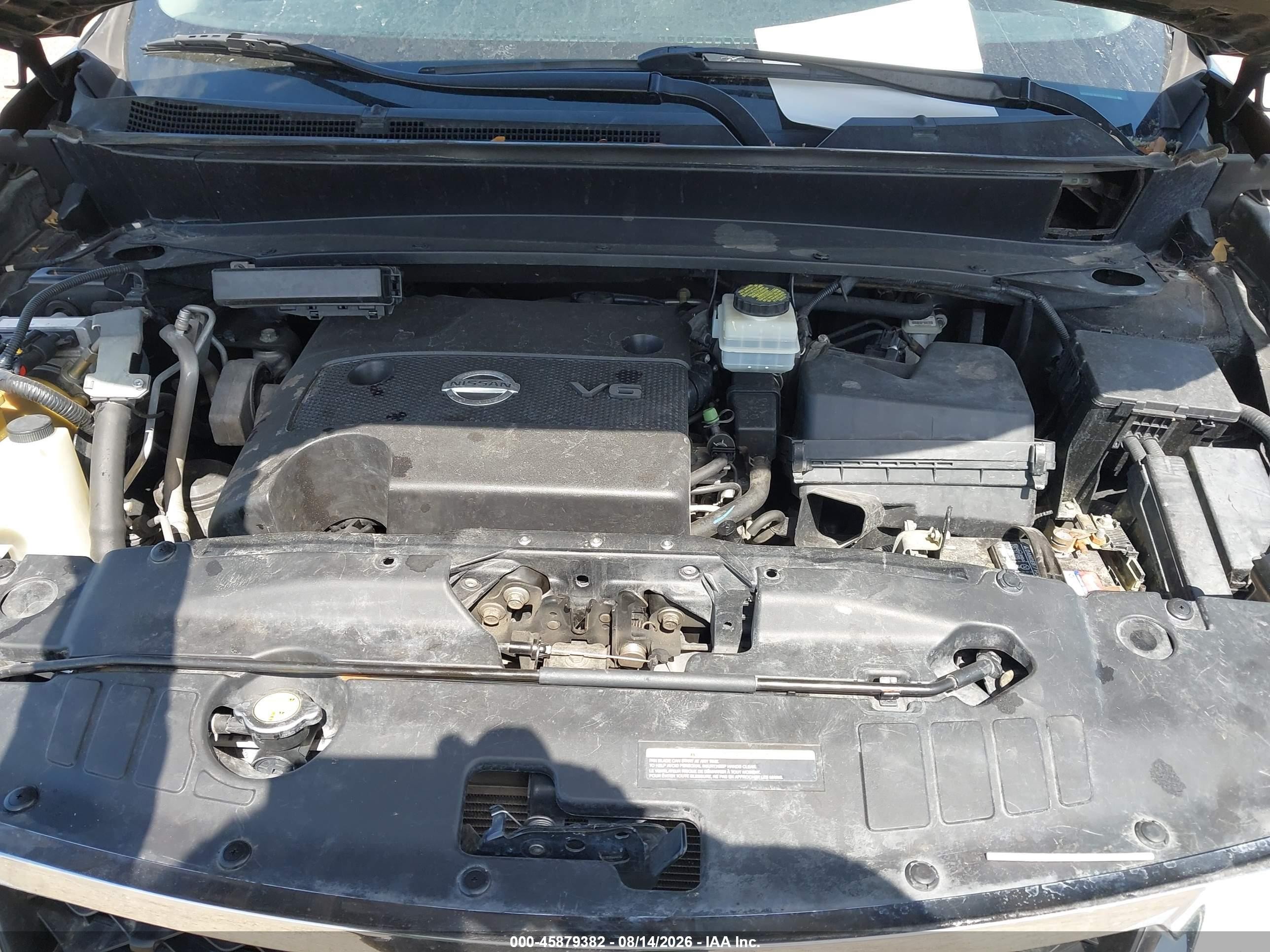 2014 Nissan Pathfinder S Black vin: 5N1AR2MN5EC727292