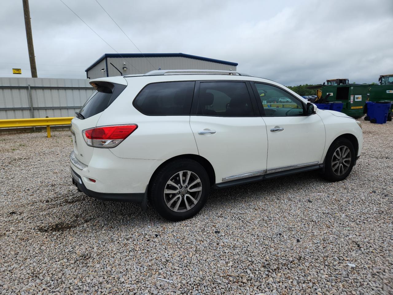 2015 Nissan Pathfinder Sl White vin: 5N1AR2MN5FC602228