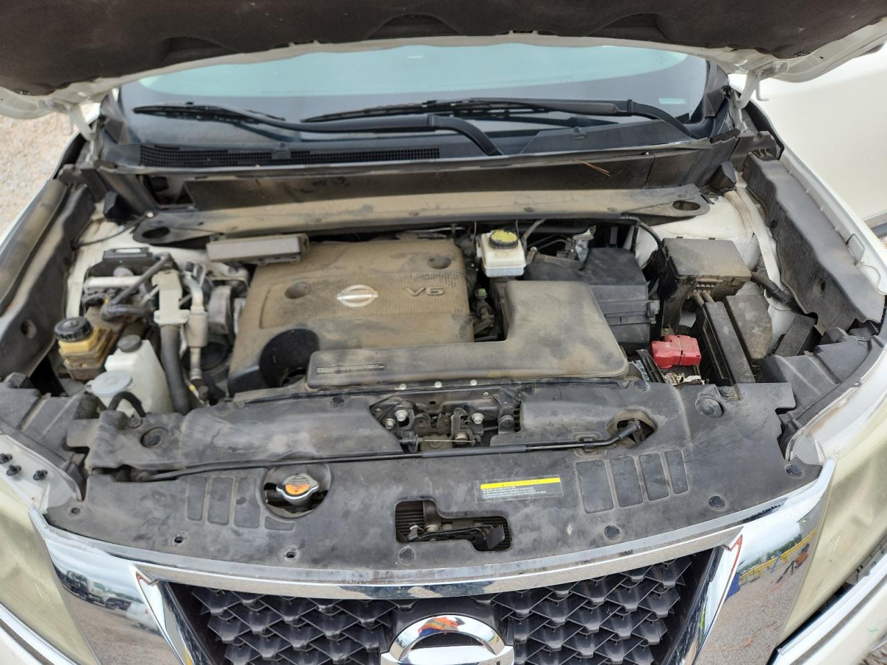 2015 Nissan Pathfinder Sl White vin: 5N1AR2MN5FC602228