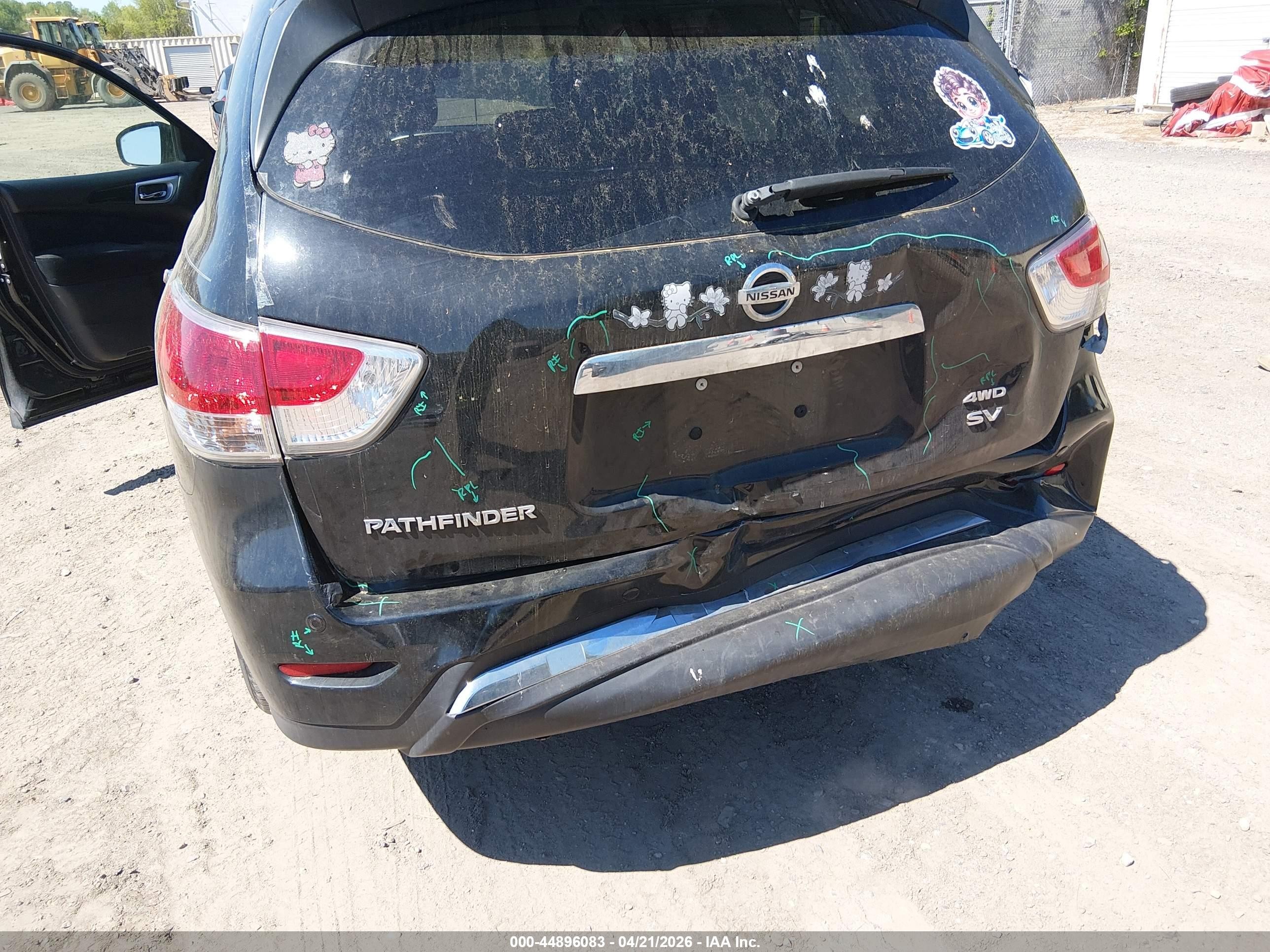 2015 Nissan Pathfinder Platinum/s/sl/sv Черный vin: 5N1AR2MN5FC605601