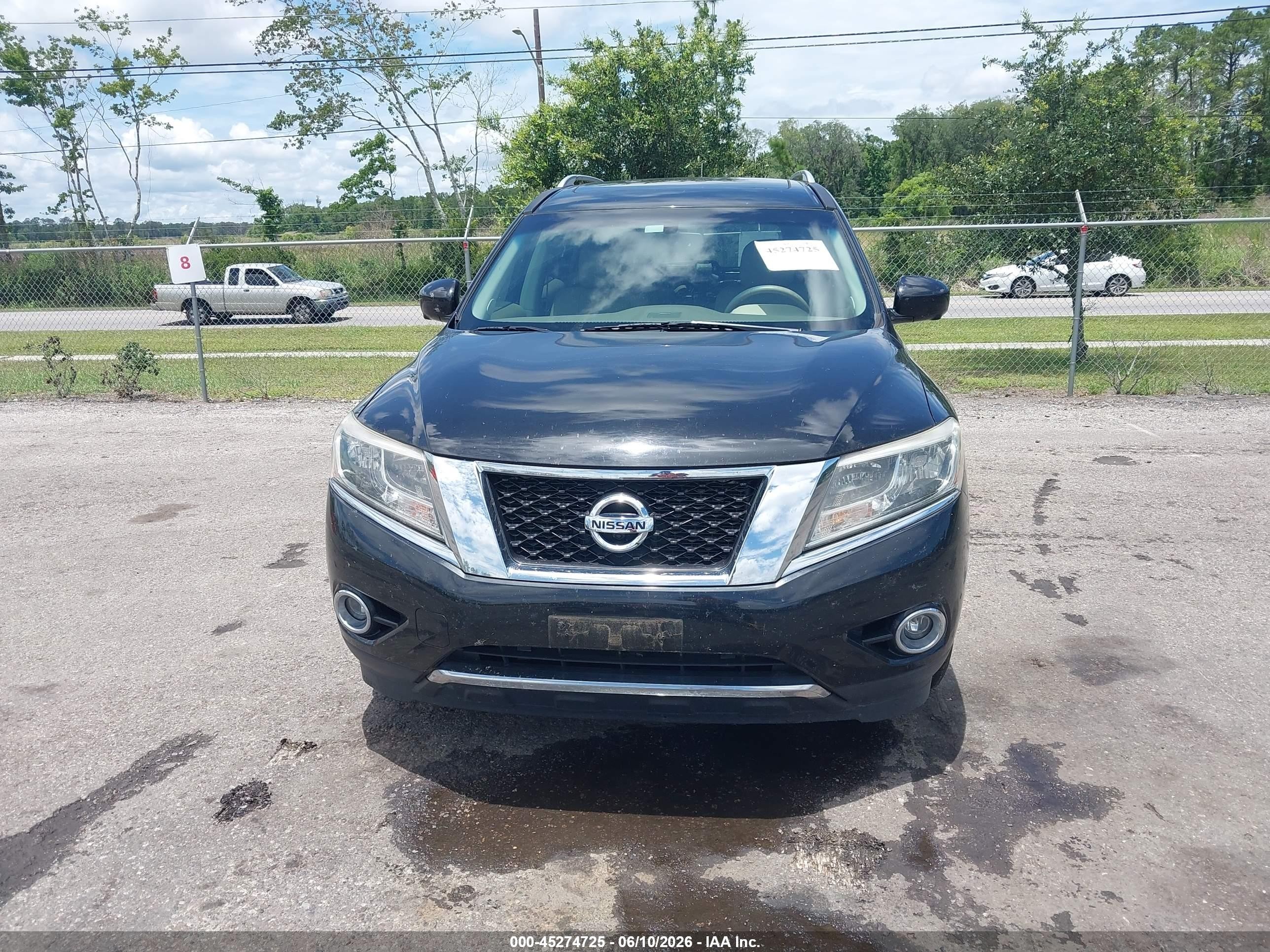 2015 Nissan Pathfinder Platinum Black vin: 5N1AR2MN5FC624214