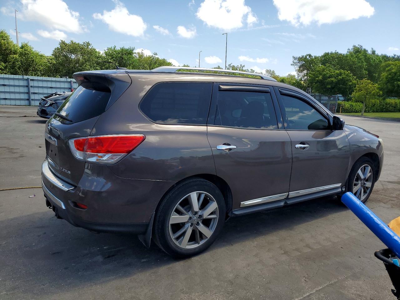 2015 Nissan Pathfinder Platinum Brown vin: 5N1AR2MN5FC626643
