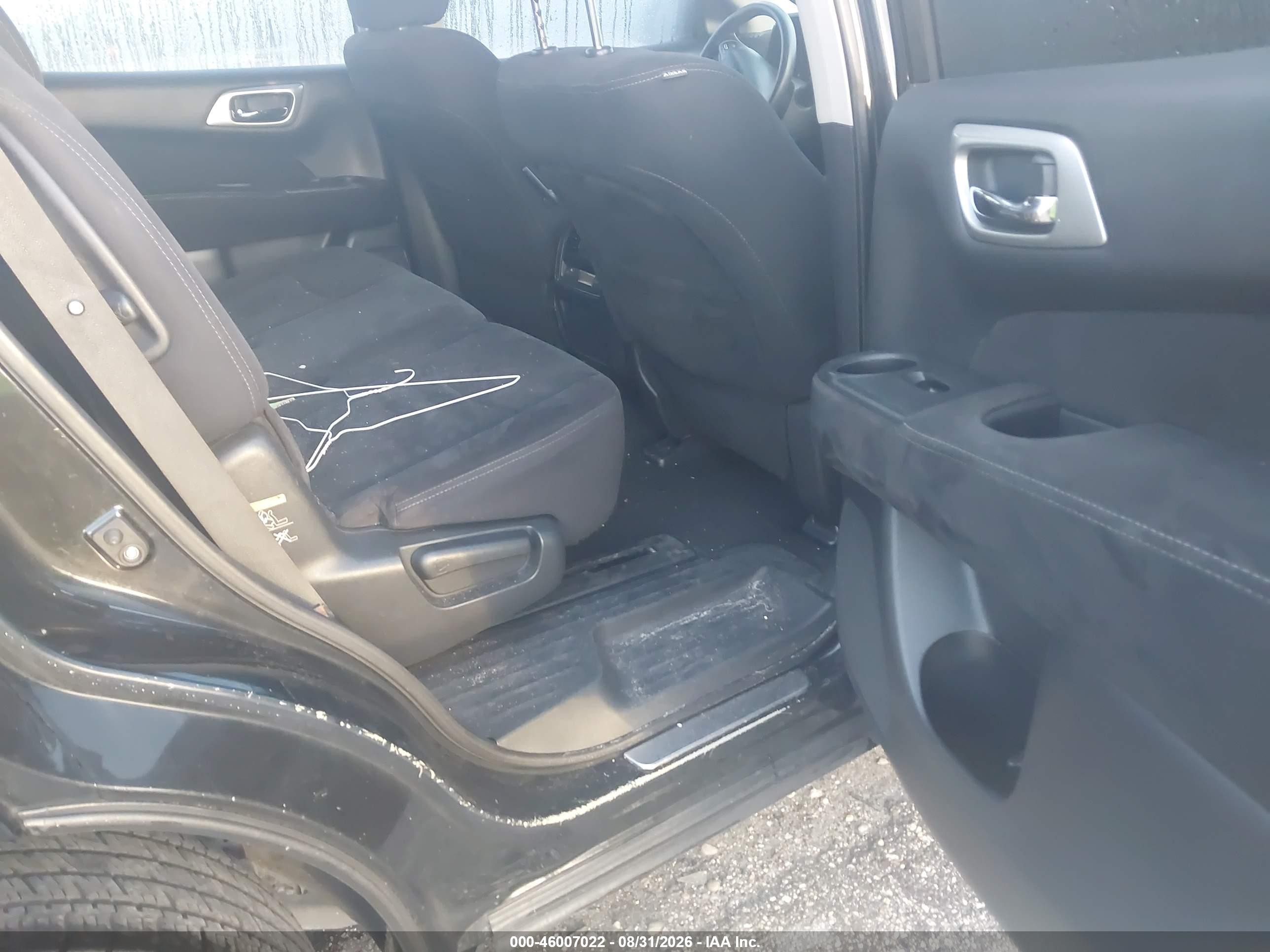 2015 Nissan Pathfinder S Black vin: 5N1AR2MN5FC634631