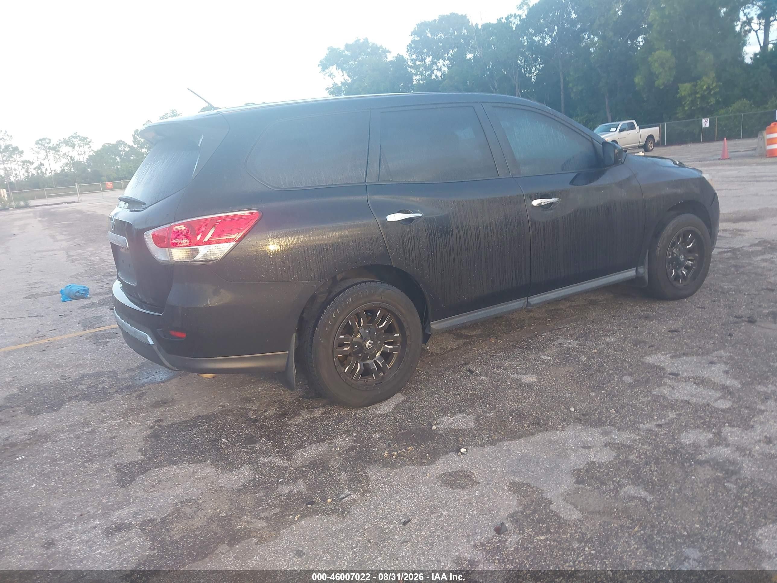 2015 Nissan Pathfinder S Black vin: 5N1AR2MN5FC634631