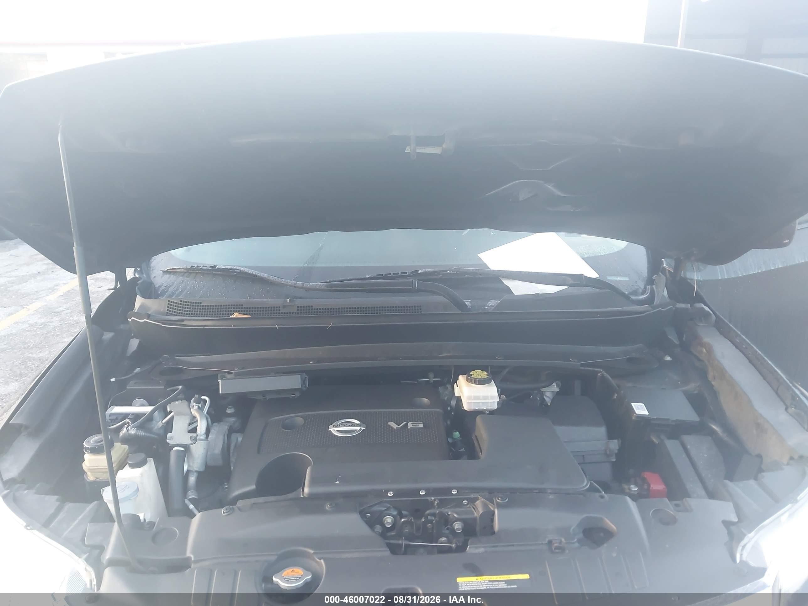 2015 Nissan Pathfinder S Black vin: 5N1AR2MN5FC634631