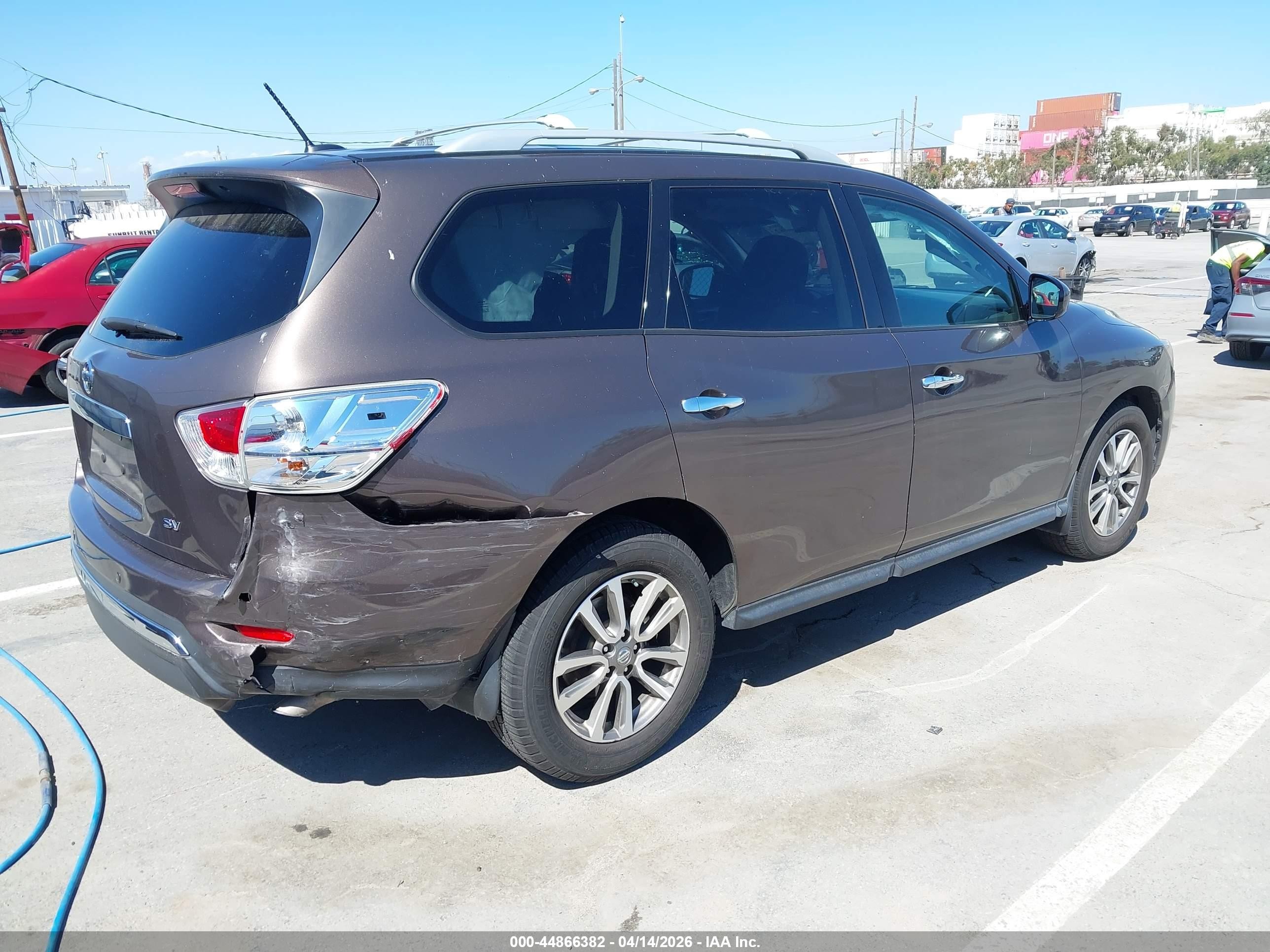 2015 Nissan Pathfinder Sv Black vin: 5N1AR2MN5FC642017